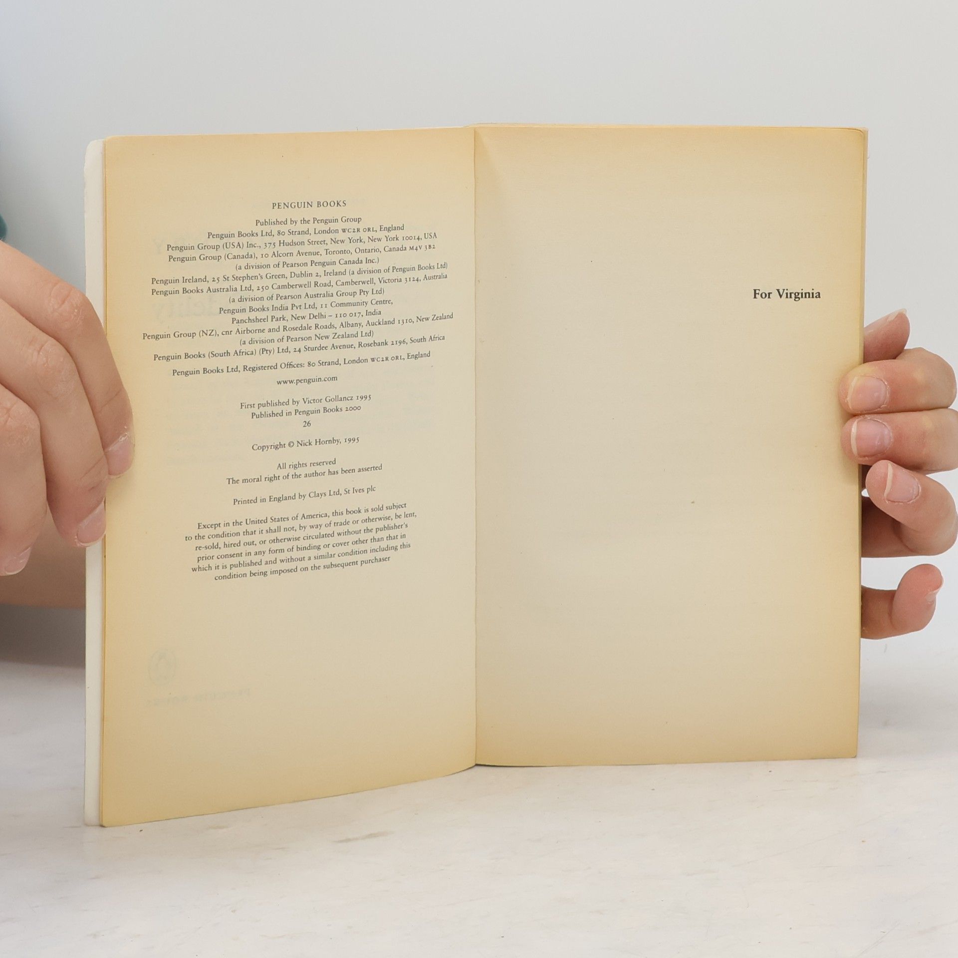 Nick Hornby High Fidelity