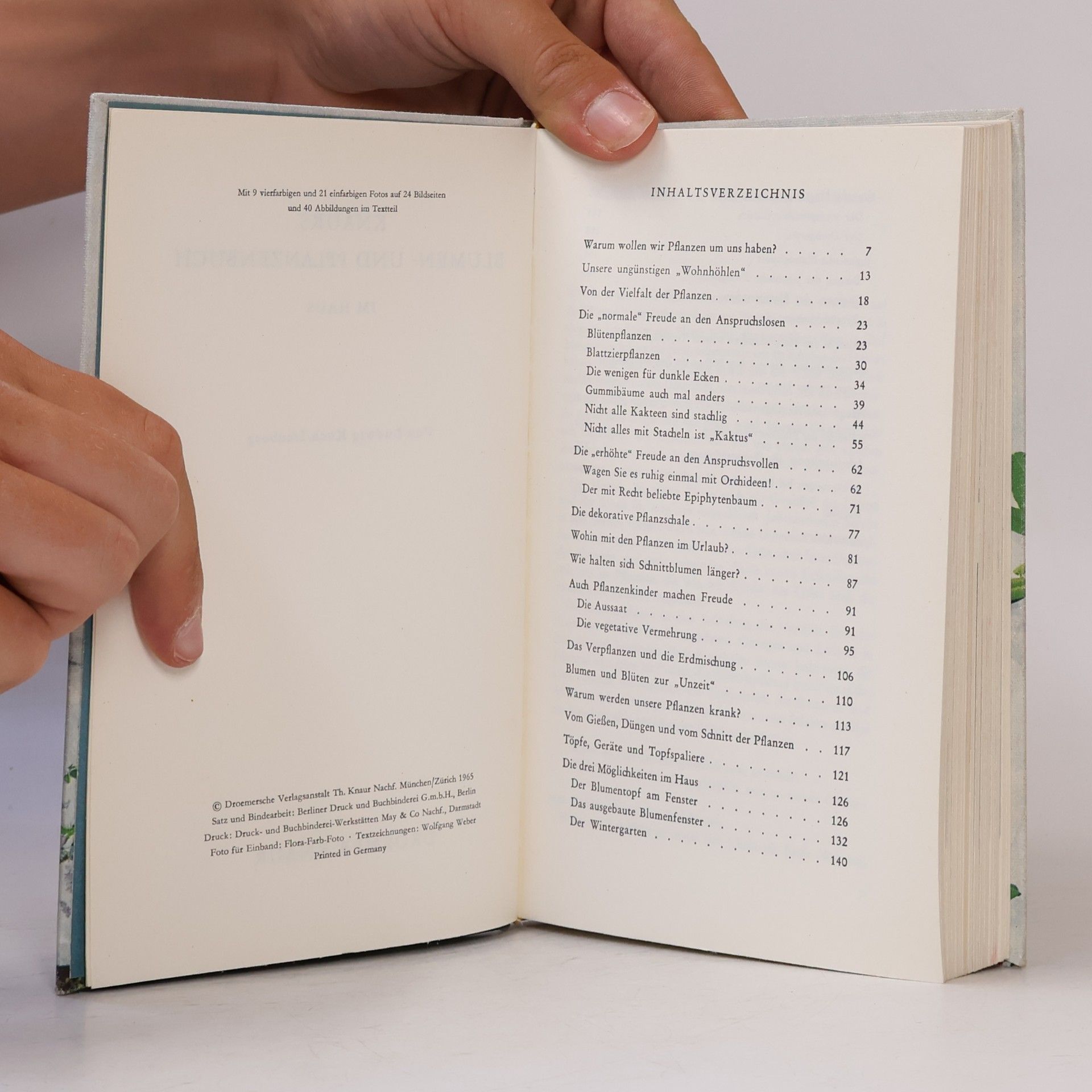 Ludwig Koch-Isenburg Knaurs Blumen- und Pflanzenbuch im Haus