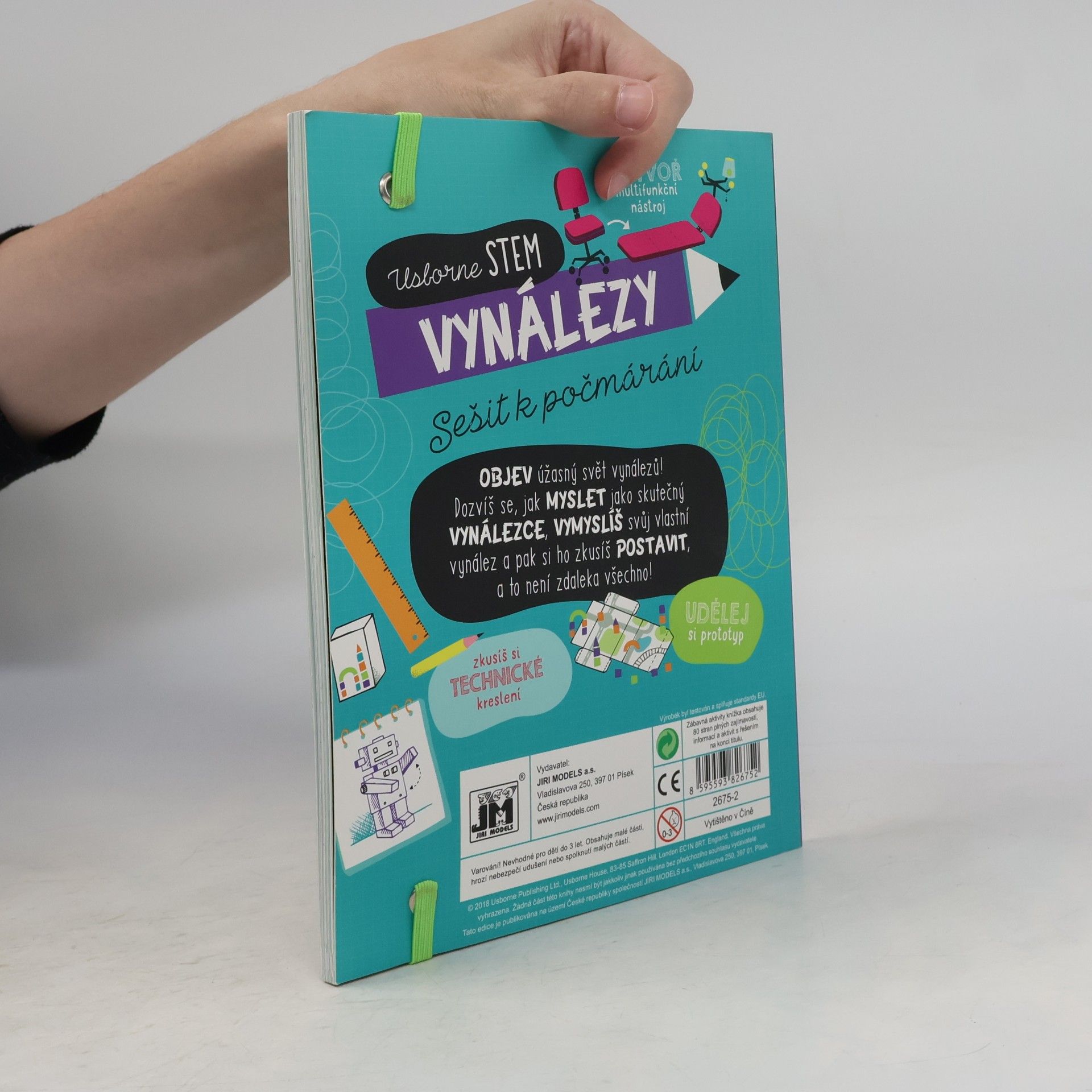 Usborne Stem Sešit počmárání. Vynálezy