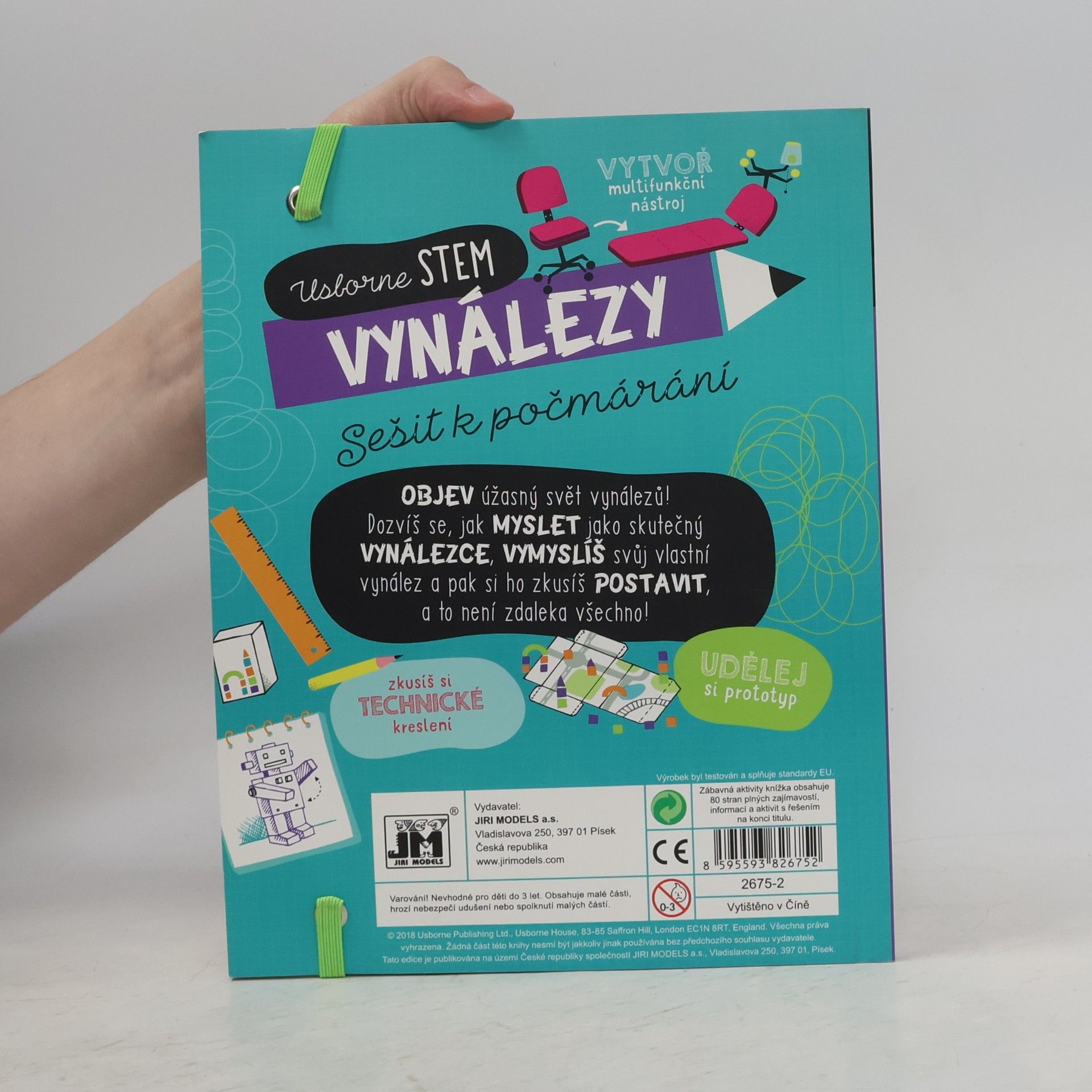 Usborne Stem Sešit počmárání. Vynálezy