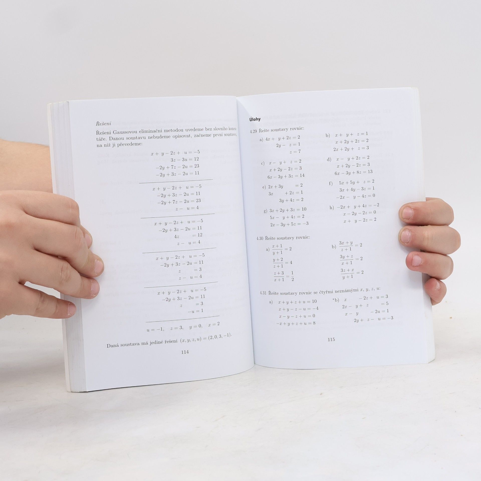 Leo Boček Matematika pro gymnázia. Rovnice a nerovnice
