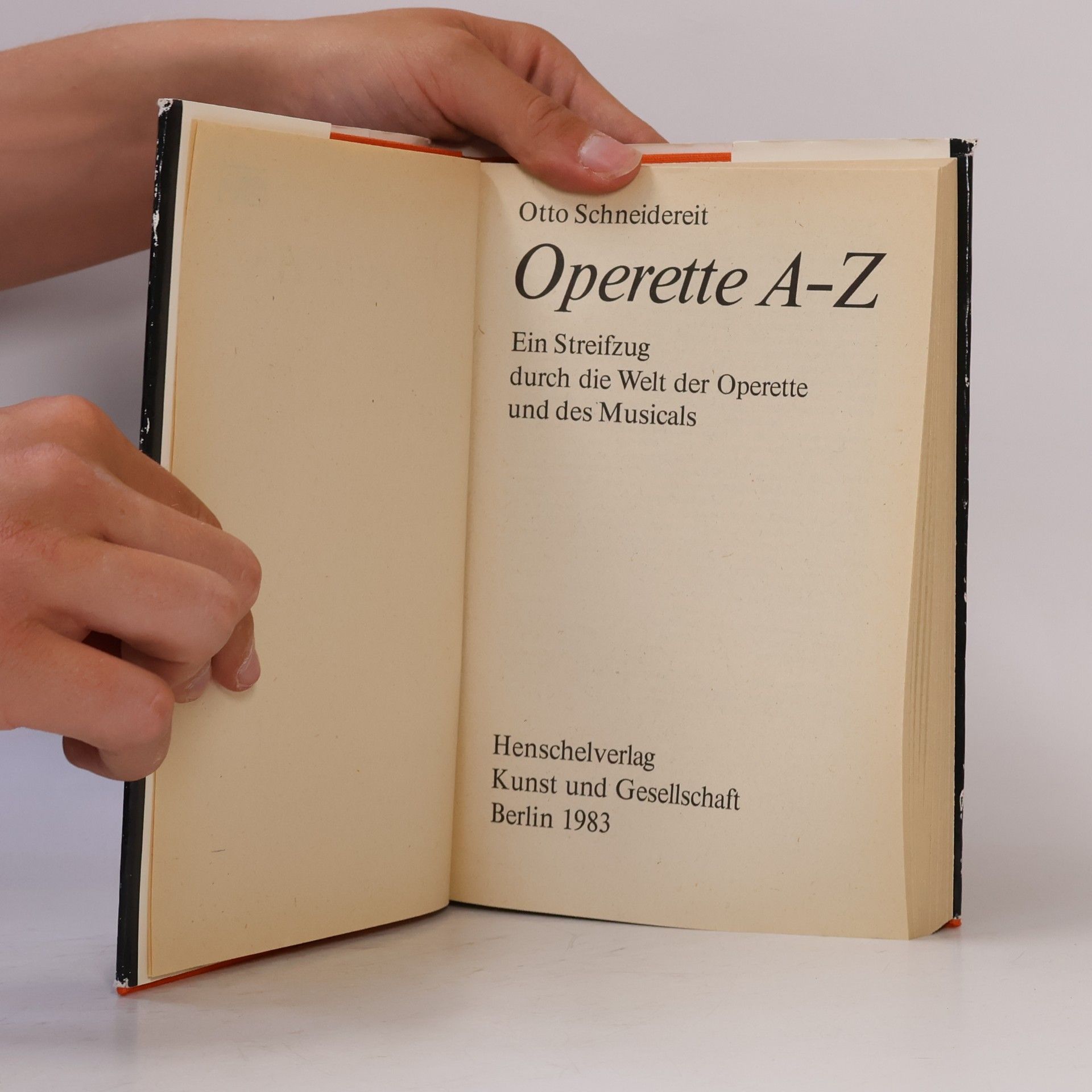 Otto Schneidereit  Operette A-Z