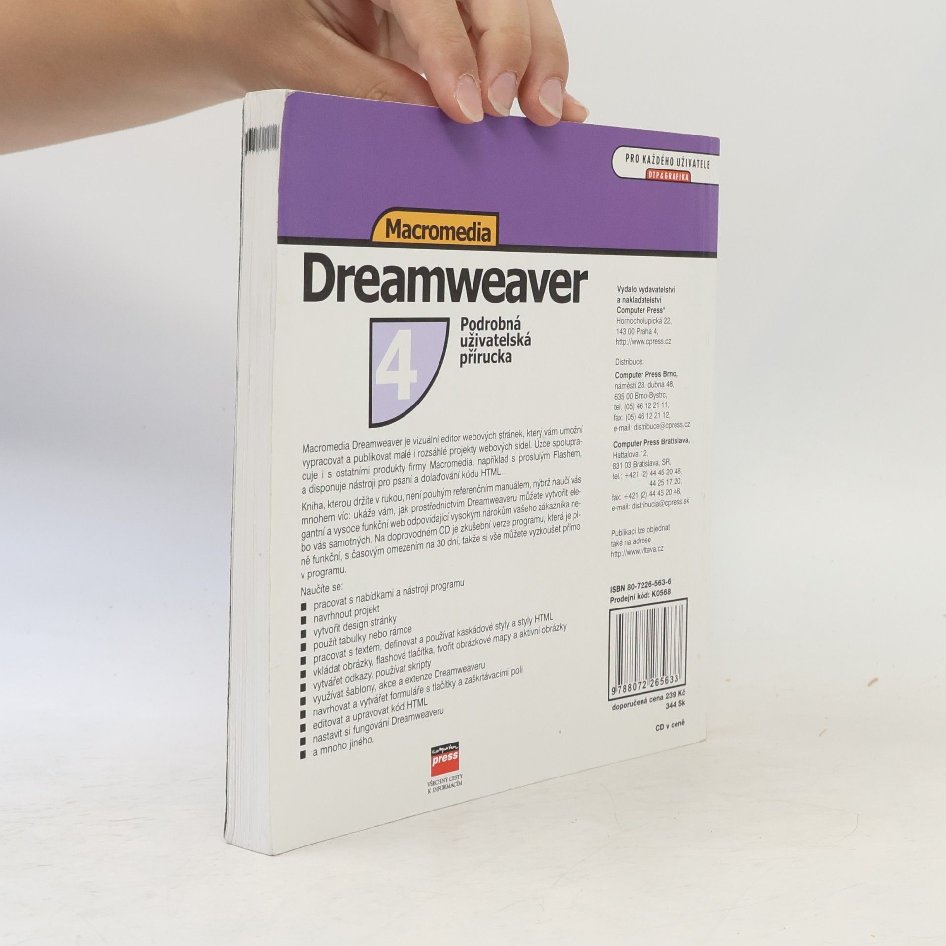 Petr Vostrý Macromedia Dreamweaver 4 - podrobná uživatelská příručka