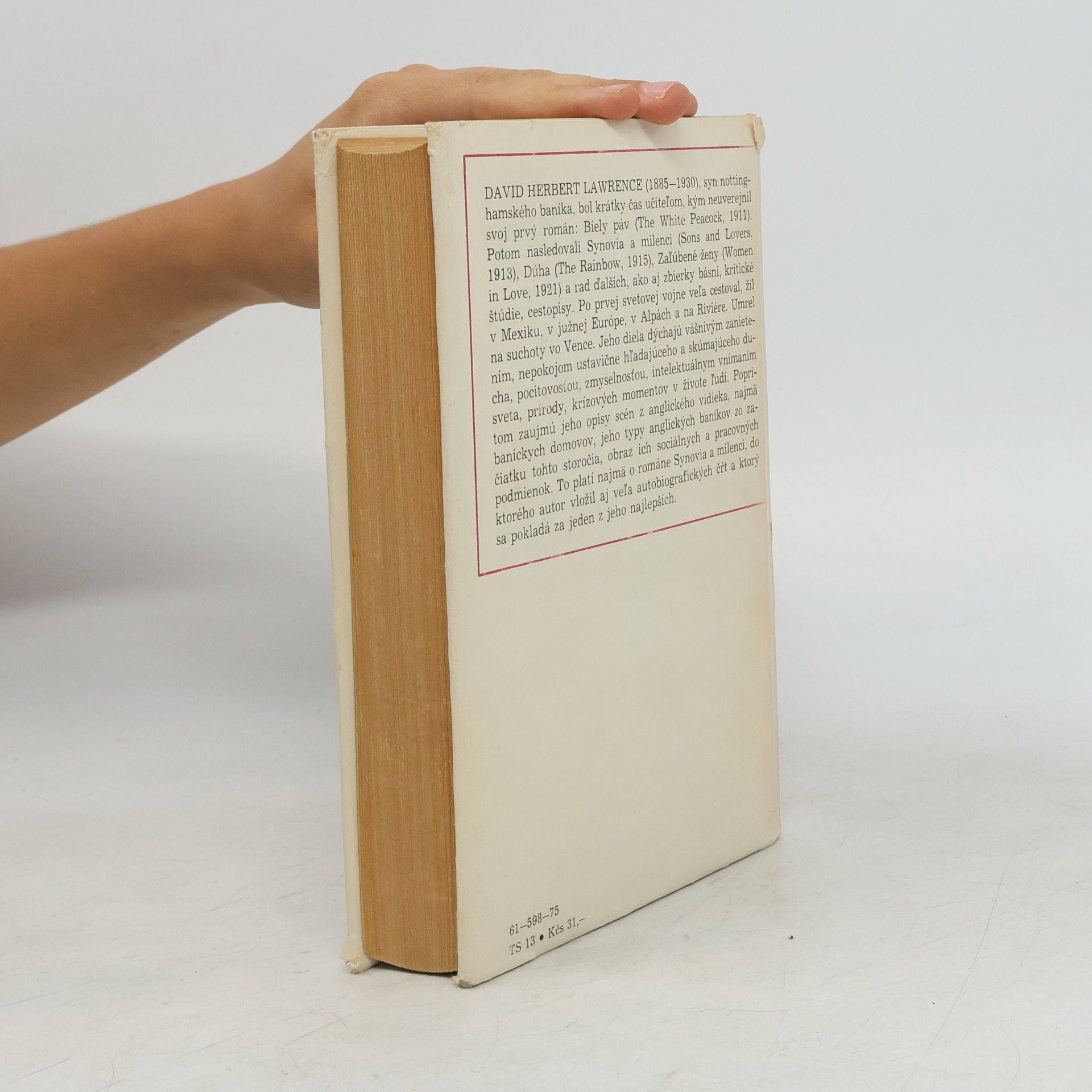 David Herbert Lawrence Synovia a milenci