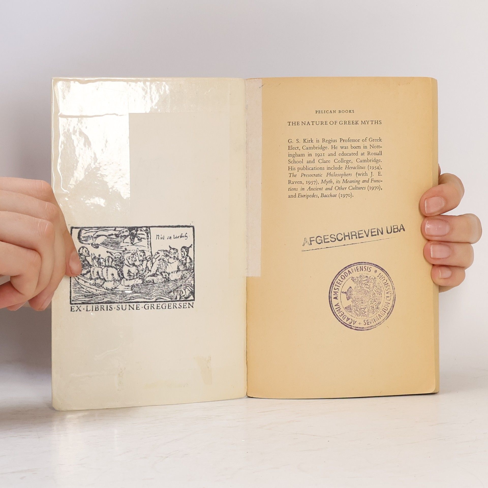 Geoffrey S. Kirk The Nature of Greek Myths