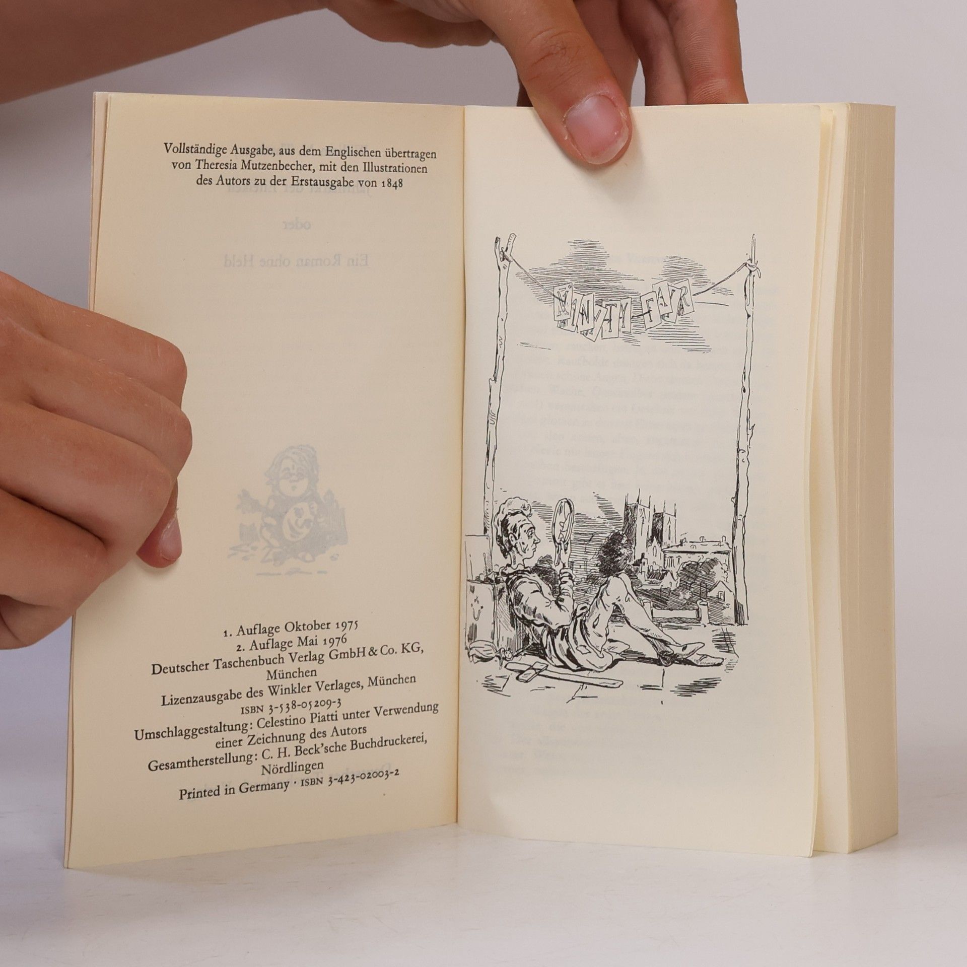 William Makepeace Thackeray Jahrmarkt der Eitelkeit oder ein Roman ohne Held