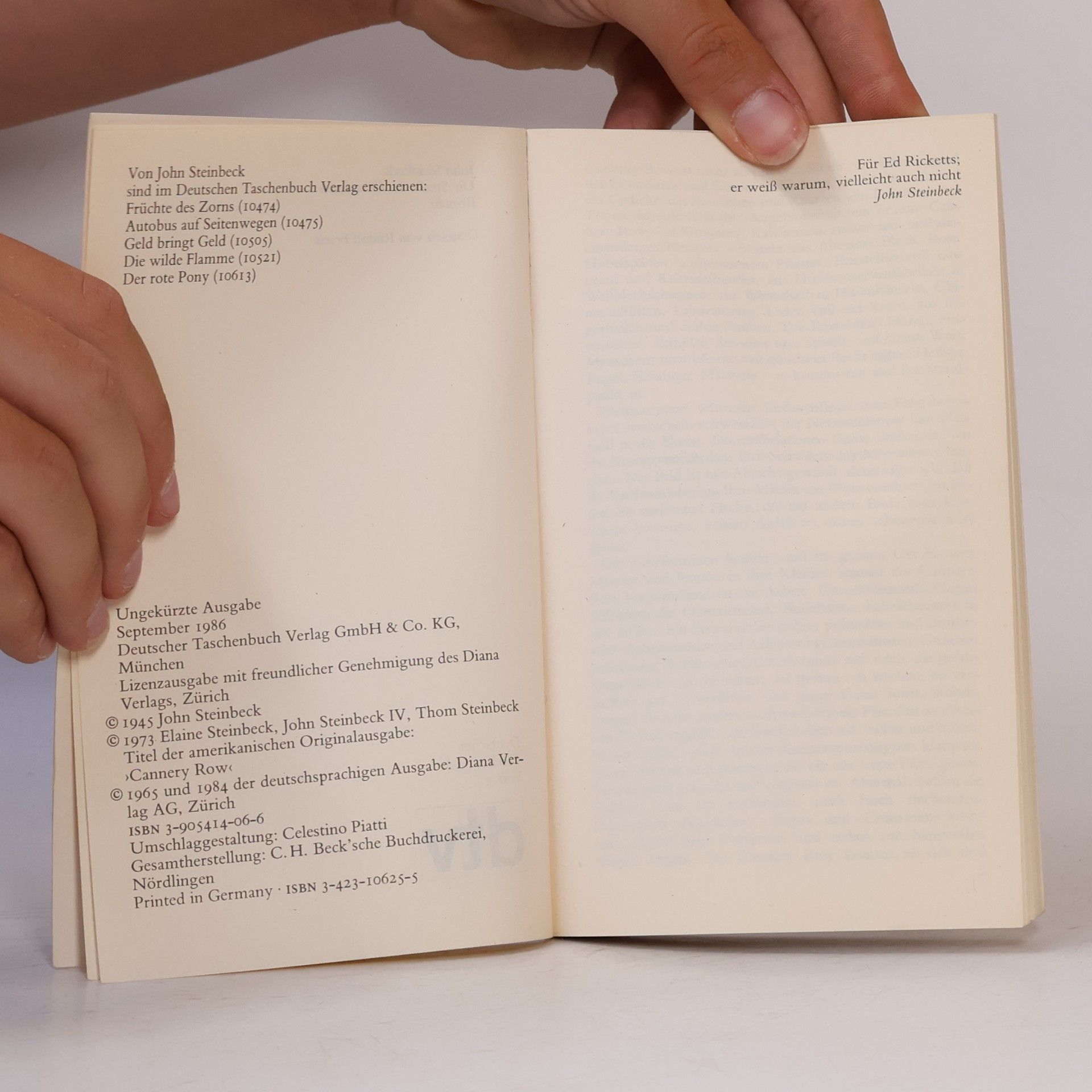 John Steinbeck Die Straße der Ölsardinen