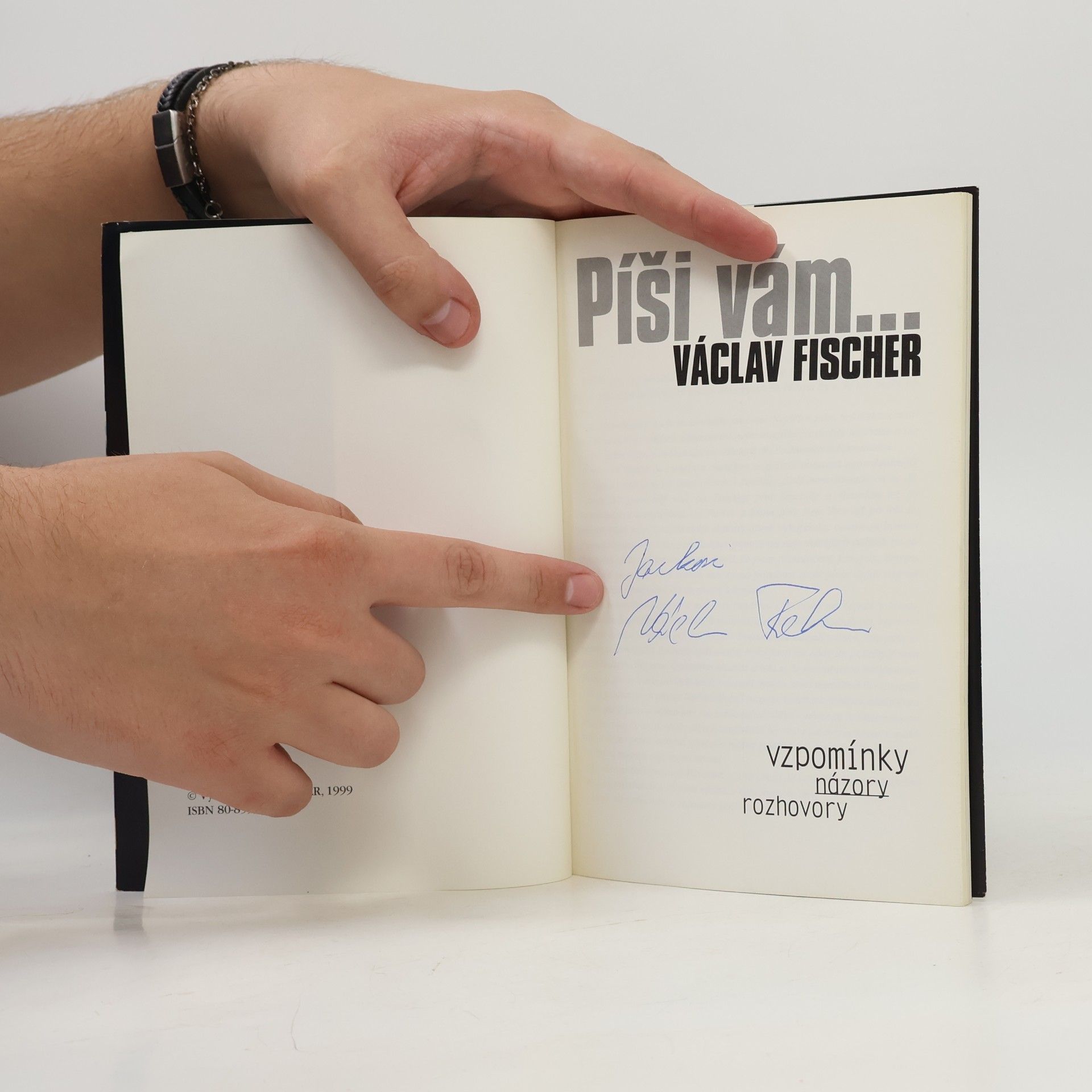 Václav Fischer Píši vám... : vzpomínky, názory, rozhovory