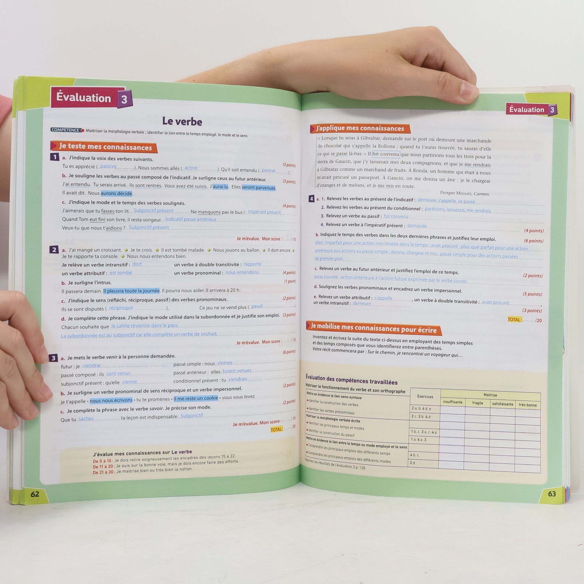 Les cahiers de français - 4: La grammaire par les exercices
