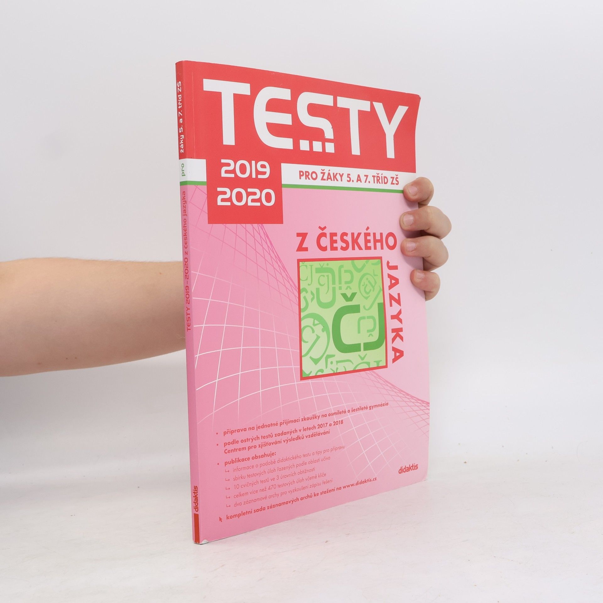 Various authors Testy ... z českého jazyka: Pro žáky 5. a 7. tříd ZŠ