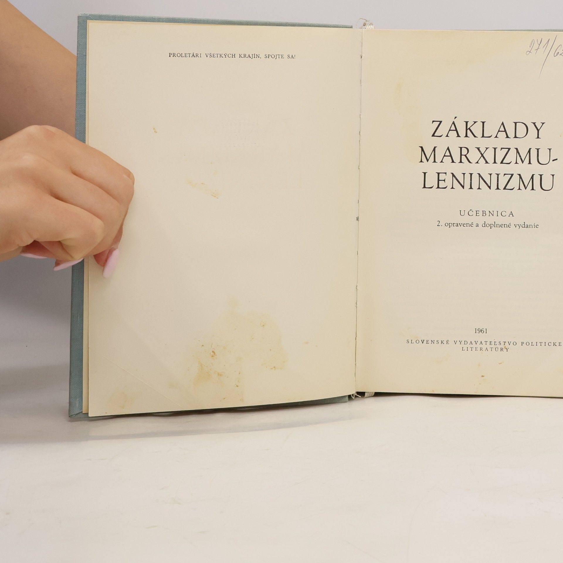 Kolektiv autorů Základy marxizmu-leninizmu
