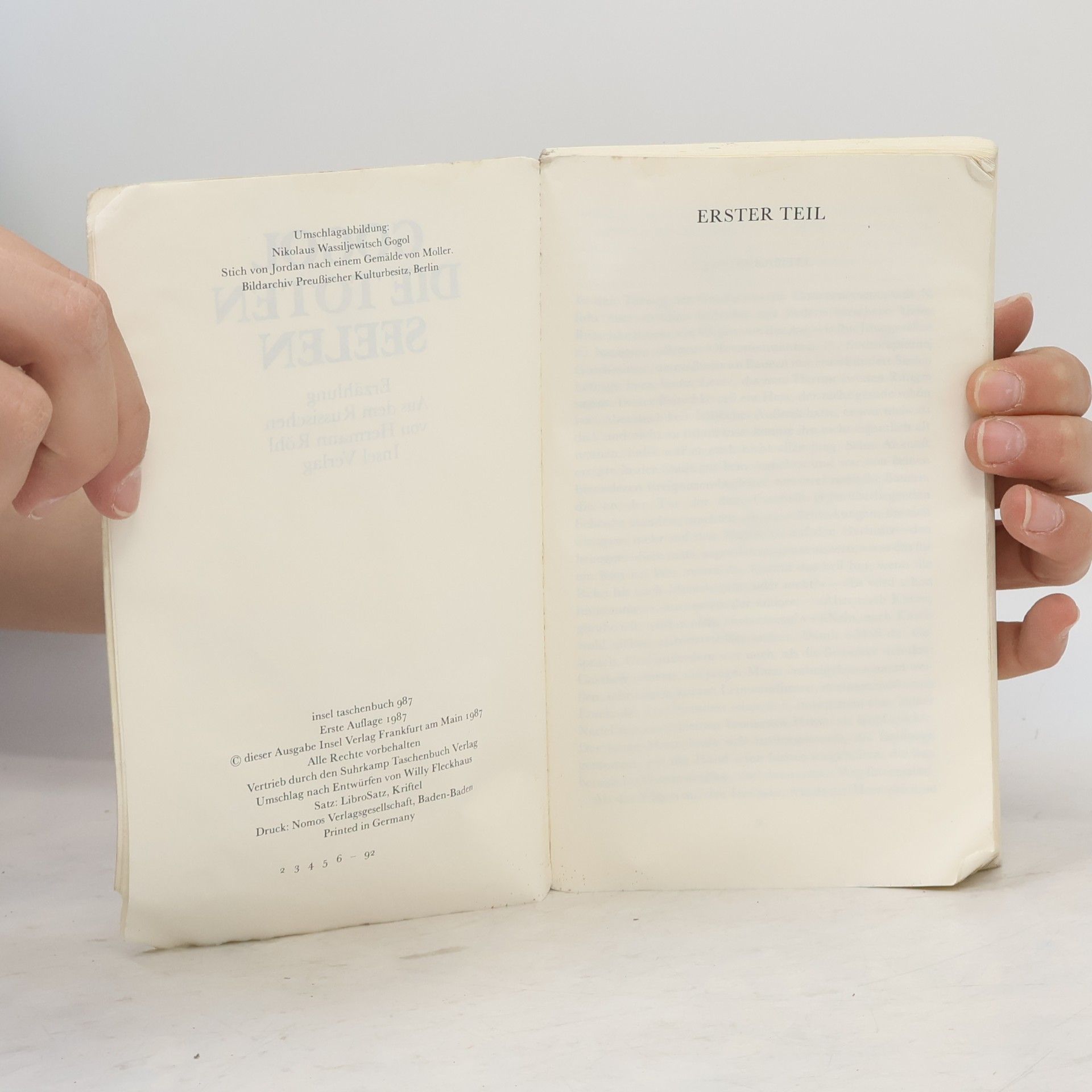 Nikolai Wassiljewitsch Gogol Die toten Seelen