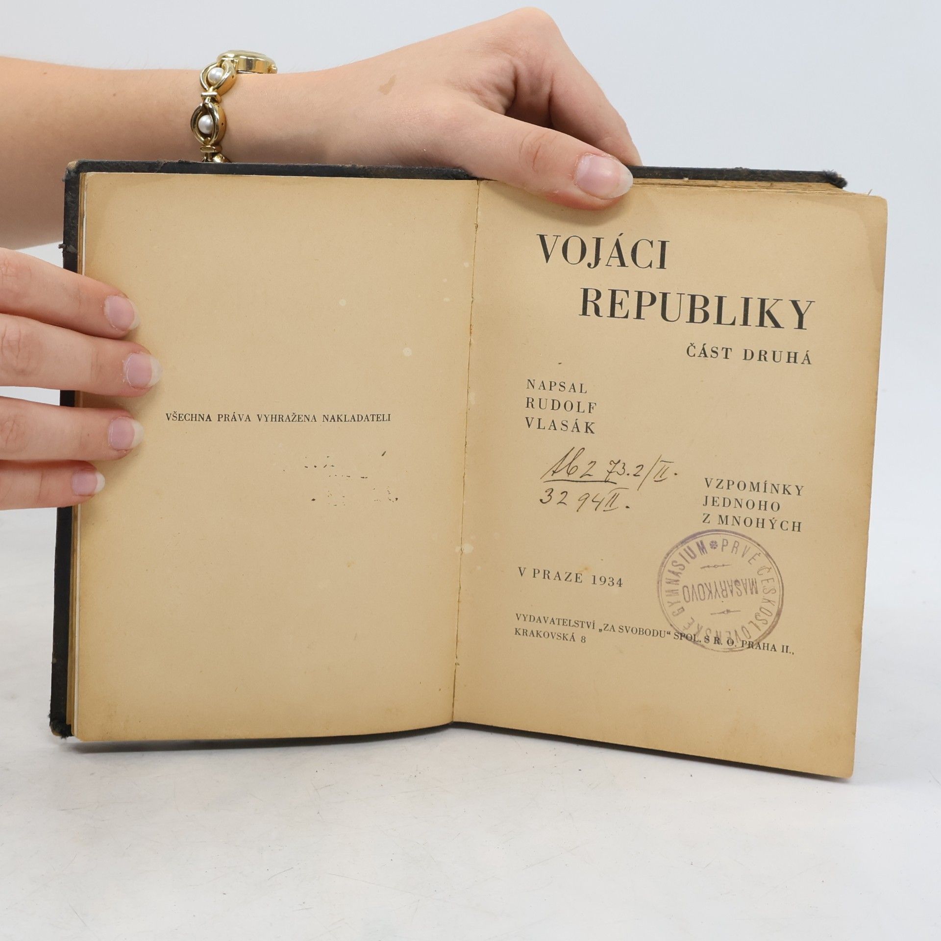 Rudolf Vlasák Vojáci republiky 2