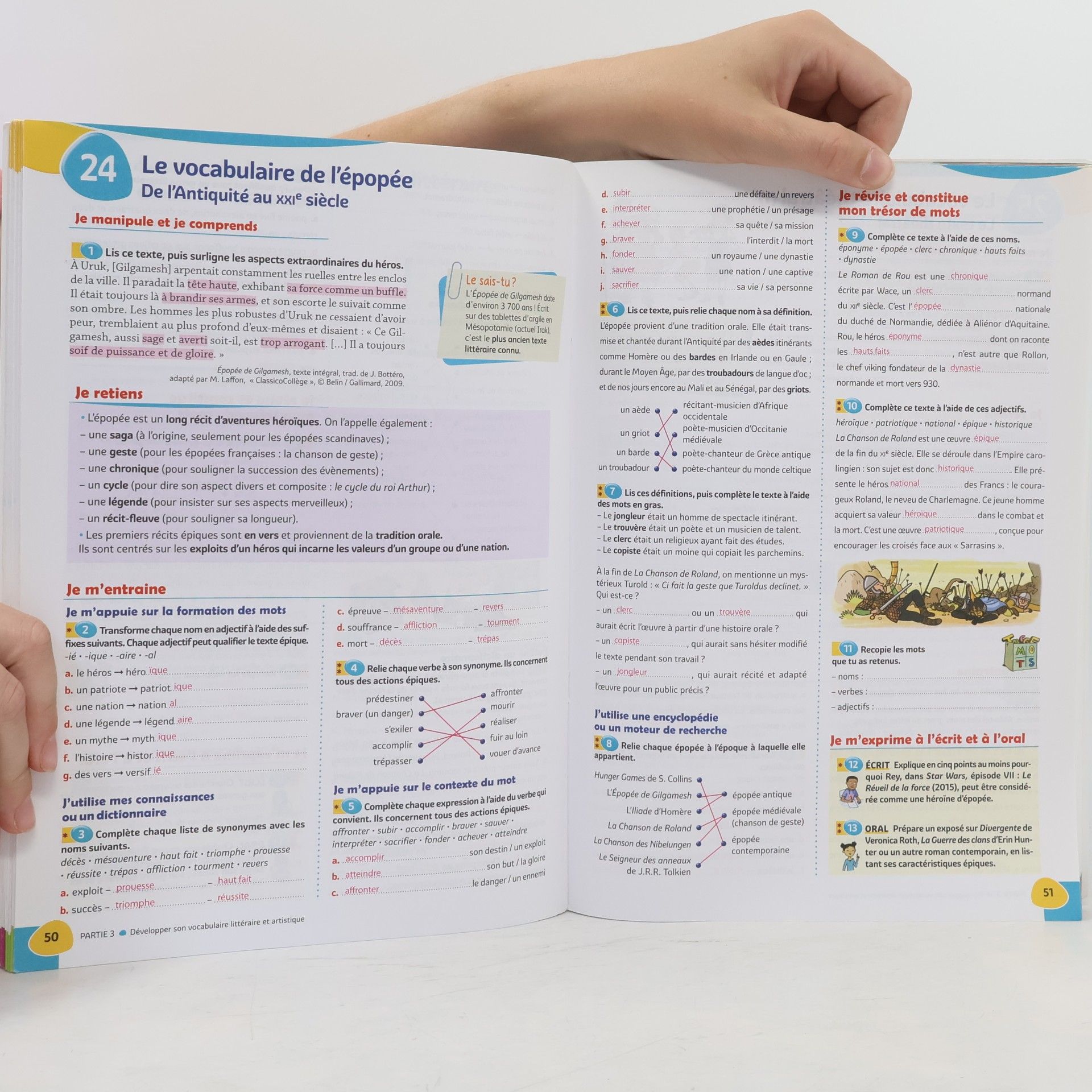 Collectif d'auteurs Le vocabulaire par les exercices