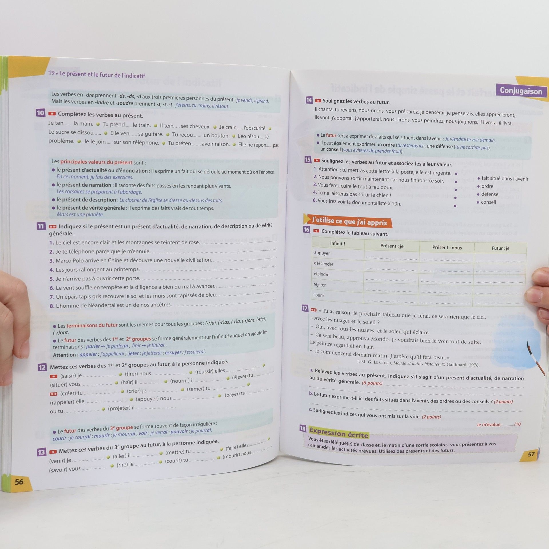 Joëlle Paul Les Cahiers de français: La grammaire par les exercices 5e 2016 Cahier de l'élève