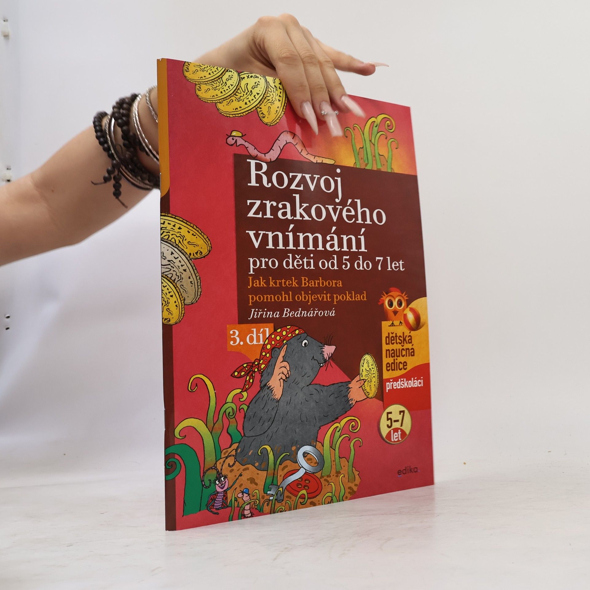 Jiřina Bednářová Rozvoj zrakového vnímání: Jak krtek Barbora pomohl objevit poklad 3. díl