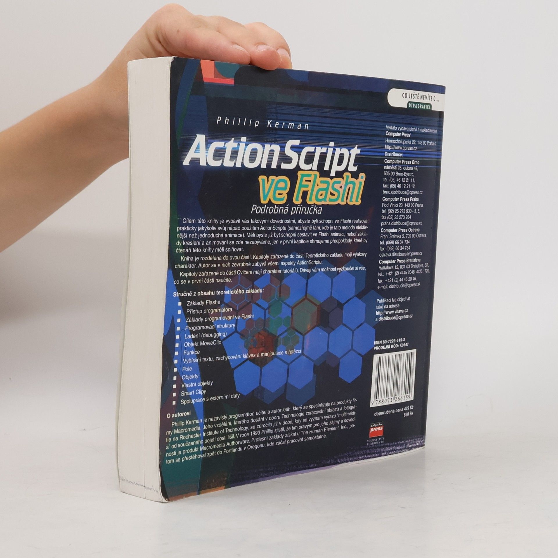 Phillip Kerman Action Script ve Flashi, podrobná příručka