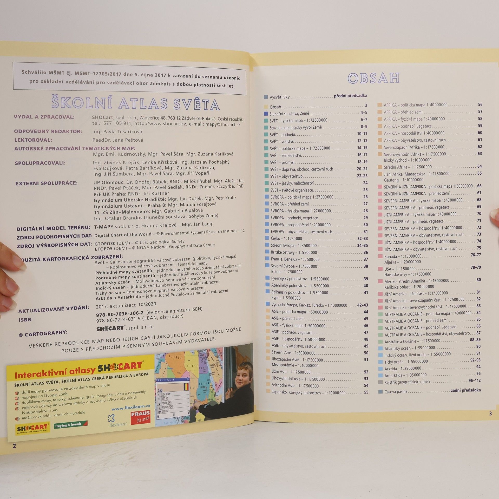 Pavla Tesaříková Školní atlas světa