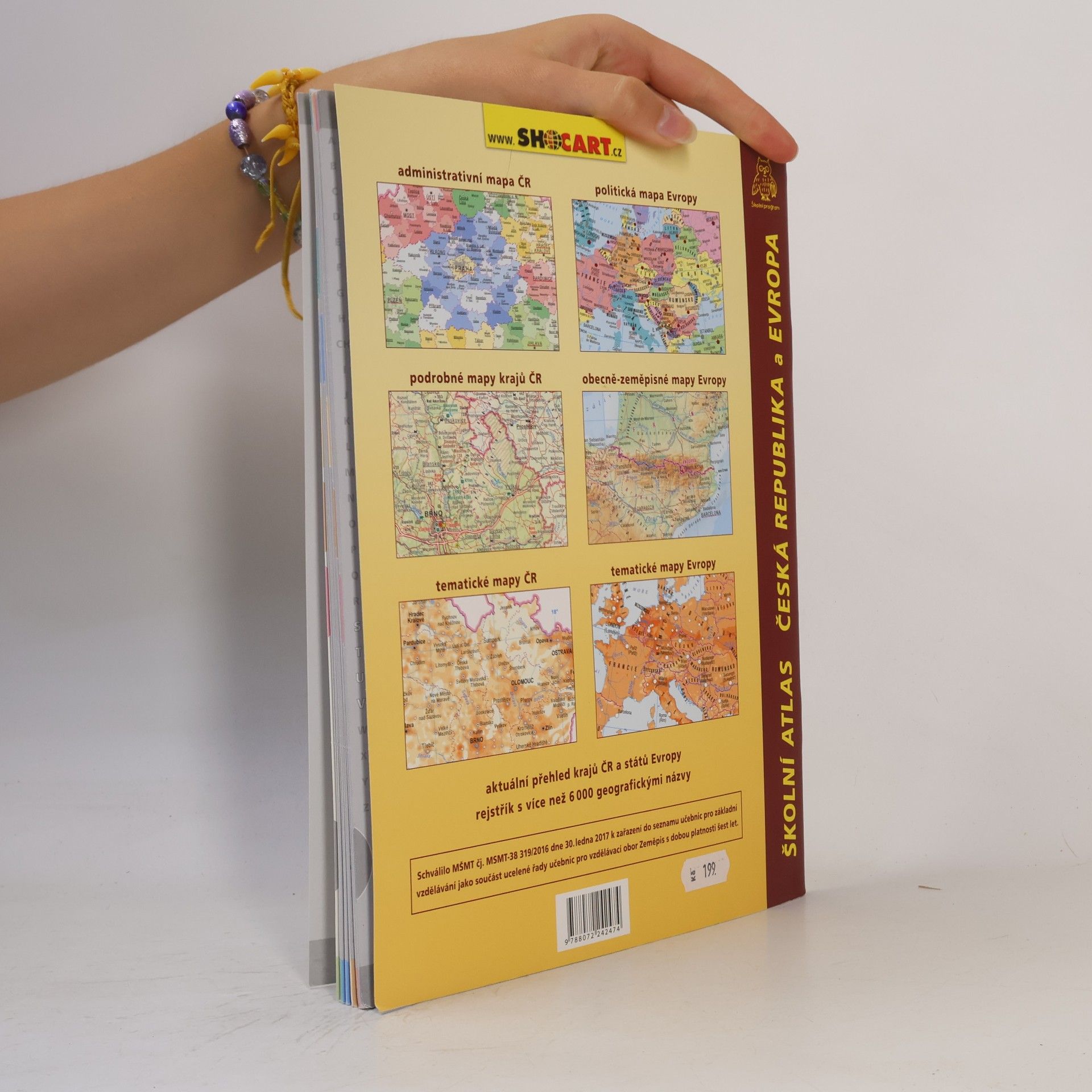 Auteurscollectief Školní atlas Česká republika a Evropa