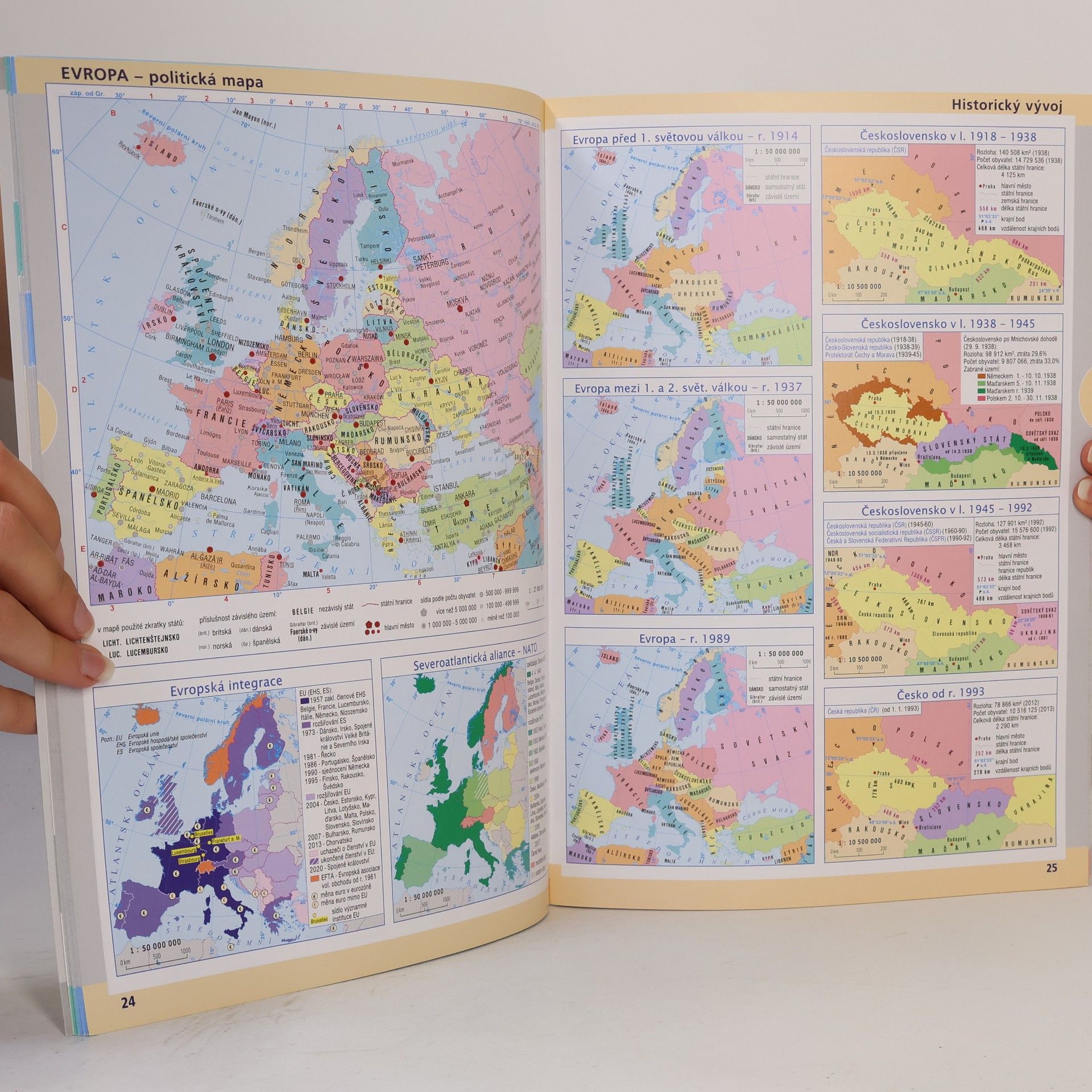 Auteurscollectief Školní atlas Česká republika a Evropa