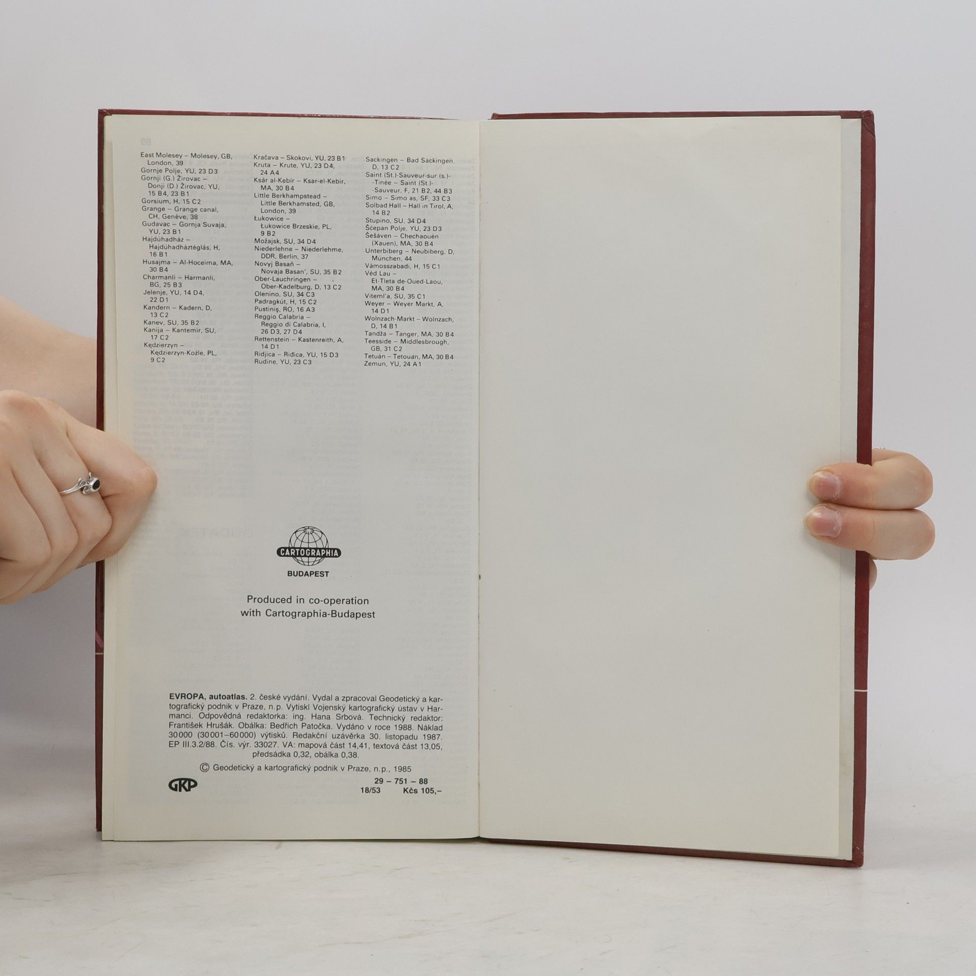 Various authors Evropa. Autoatlas