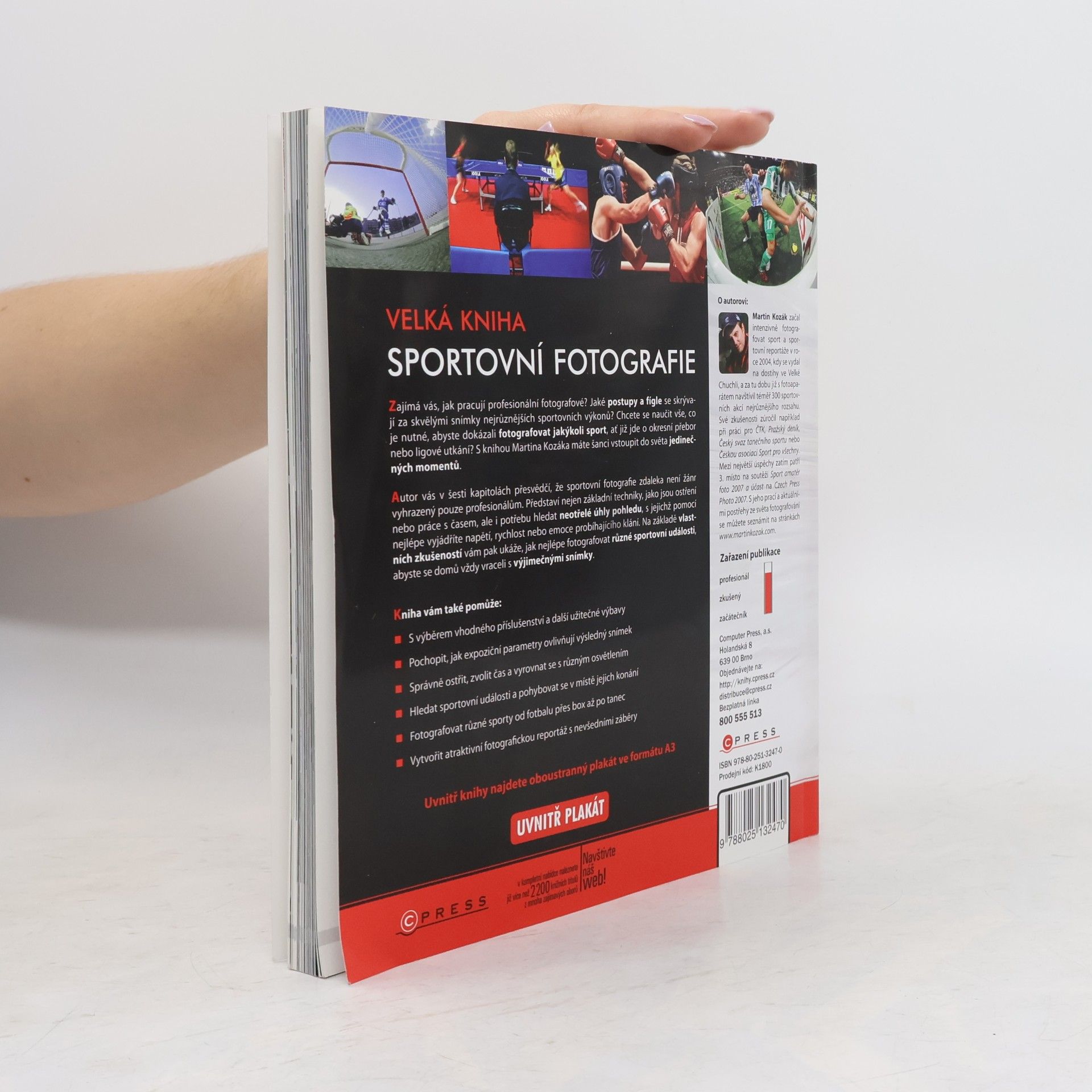 Martin Kozak Velká kniha sportovní fotografie