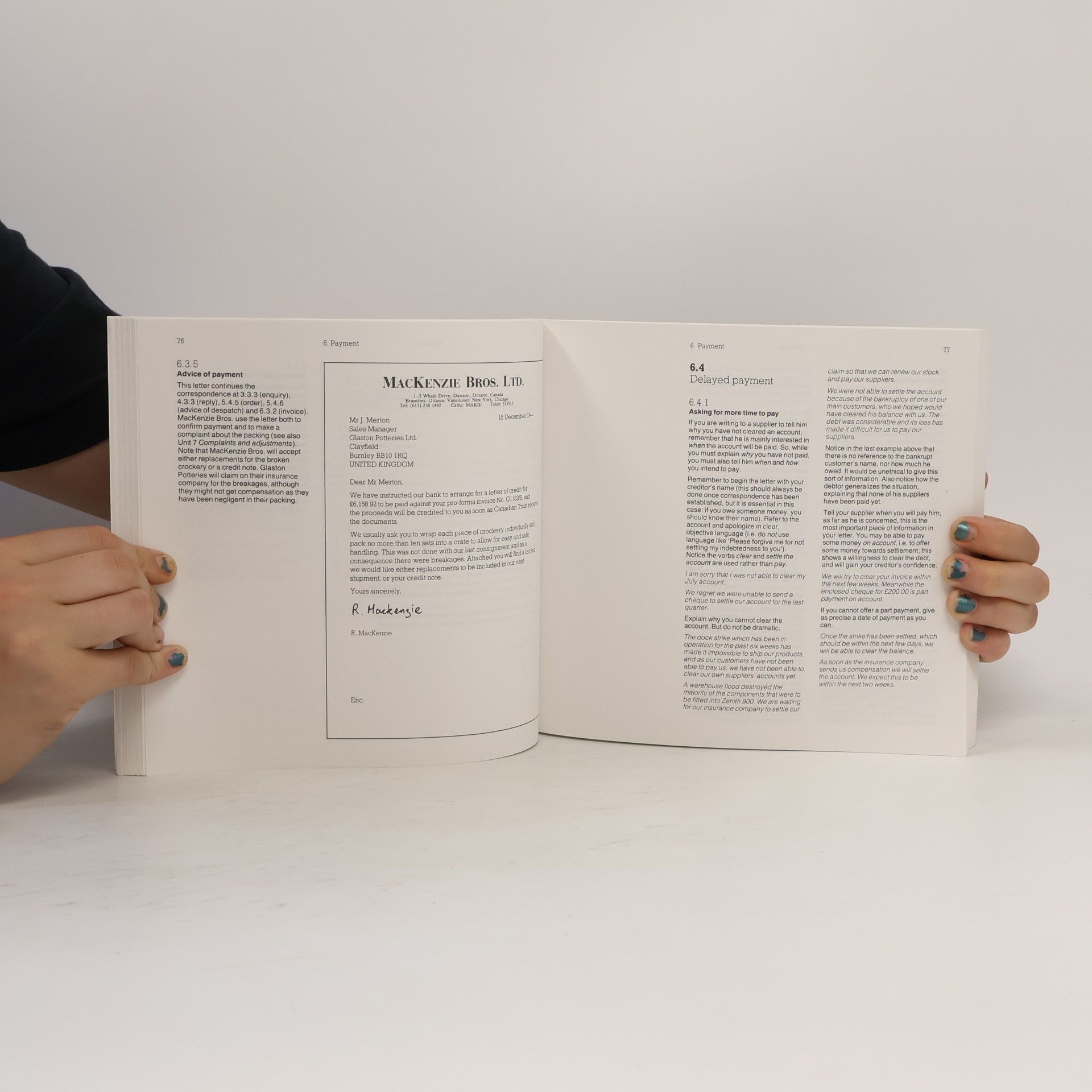 A. Ashley A handbook of commercial correspondence
