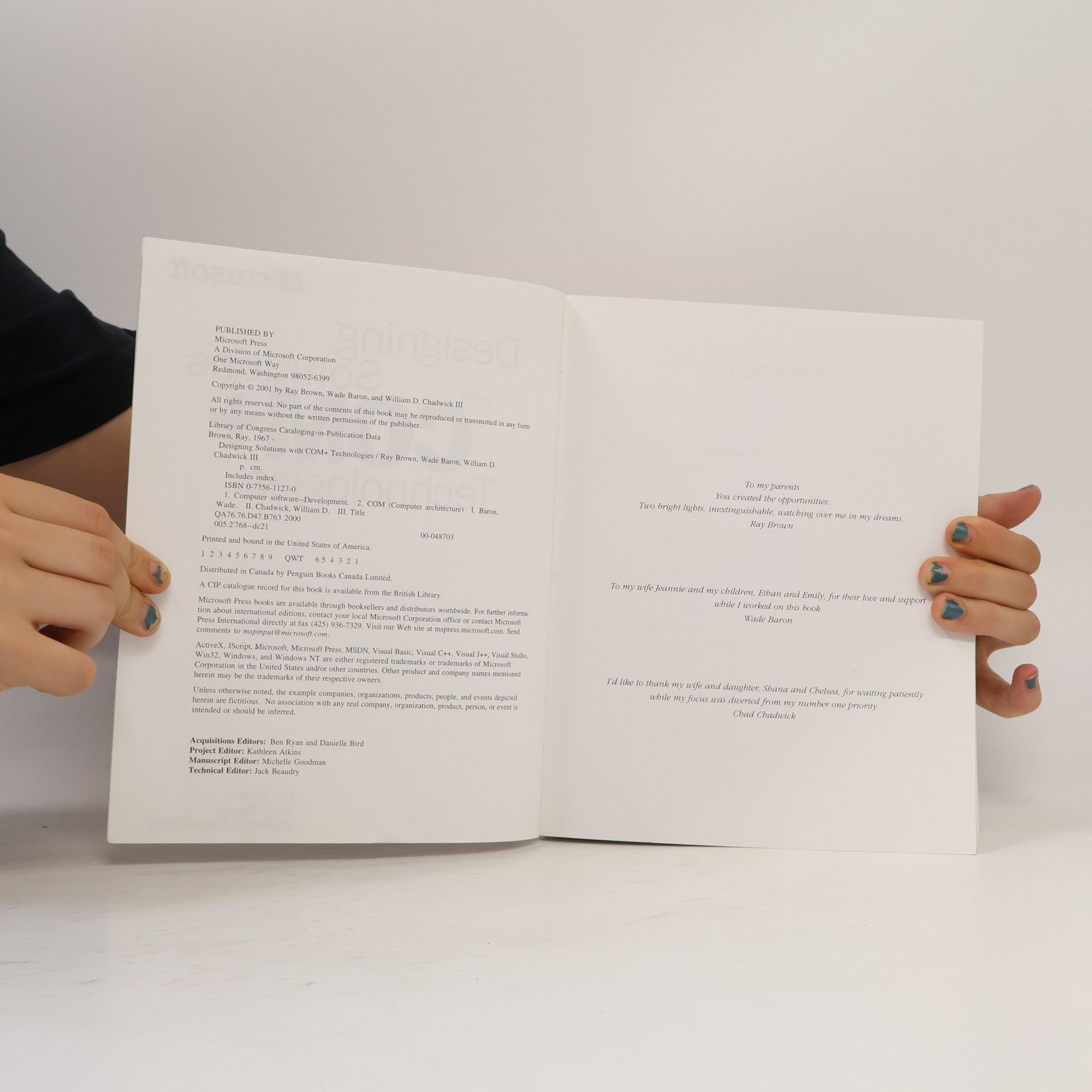 Ray Brown Designing Solutions with COM+ Technologies w. CD-ROM