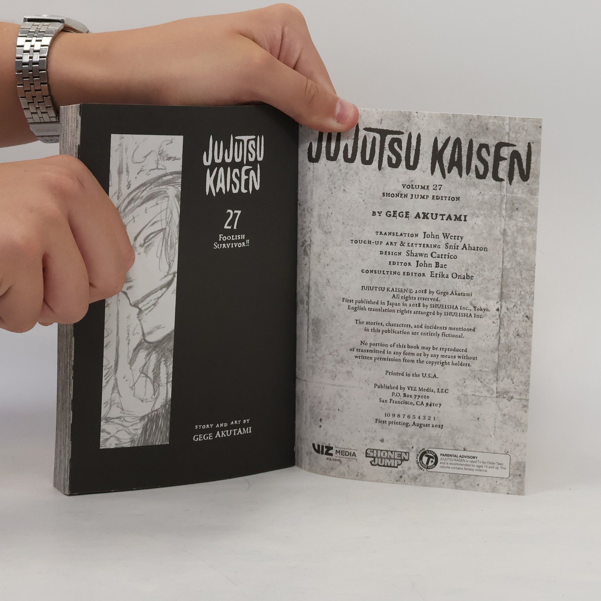 Gege Akutami Jujutsu Kaisen - 27: Jujutsu Kaisen