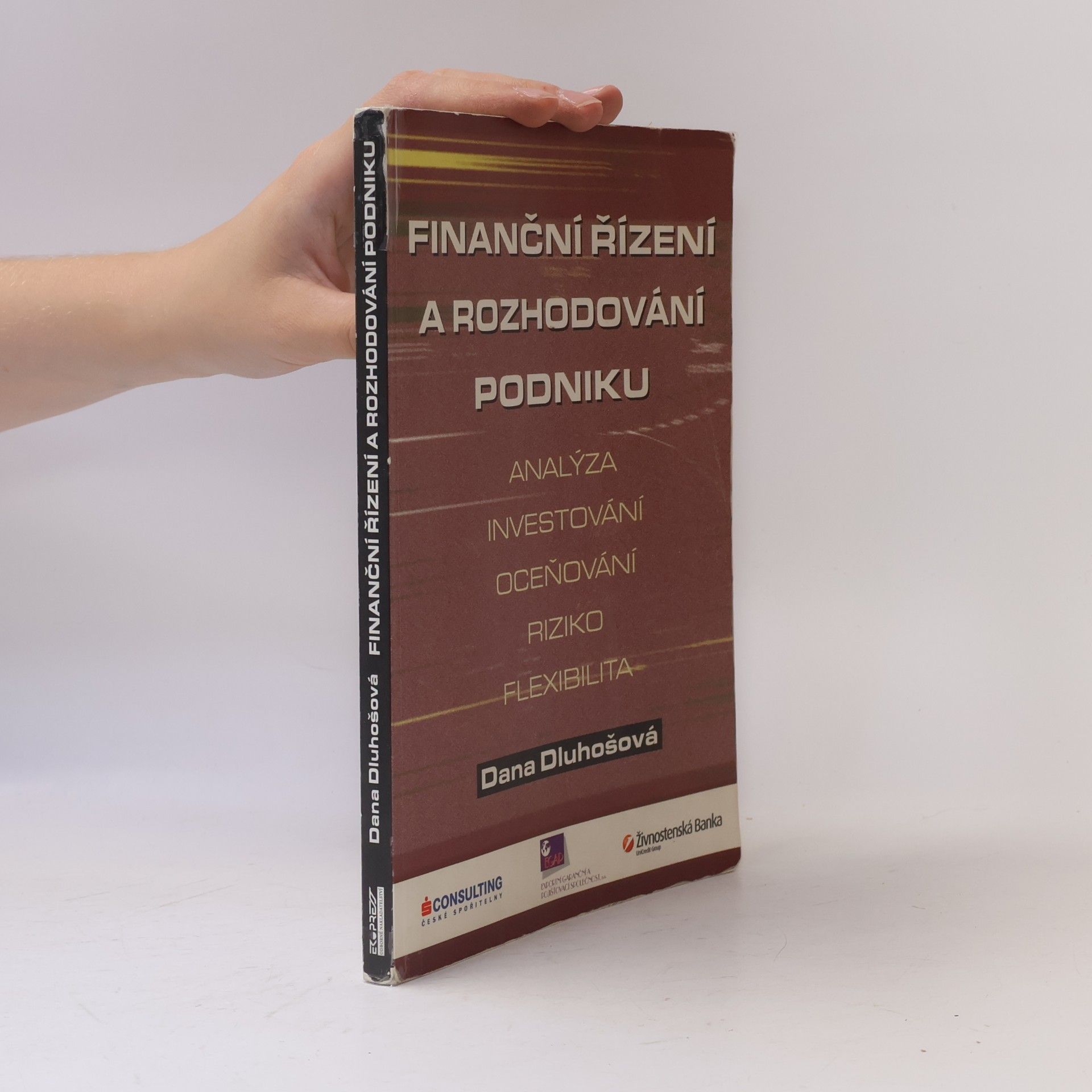 Dana Dluhošová Finanční řízení a rozhodování podniku : analýza, investování, oceňování, riziko, flexibilita