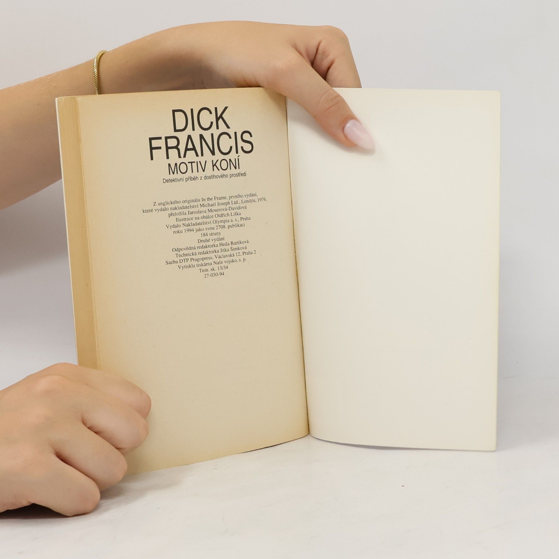 Dick Francis Motiv koní