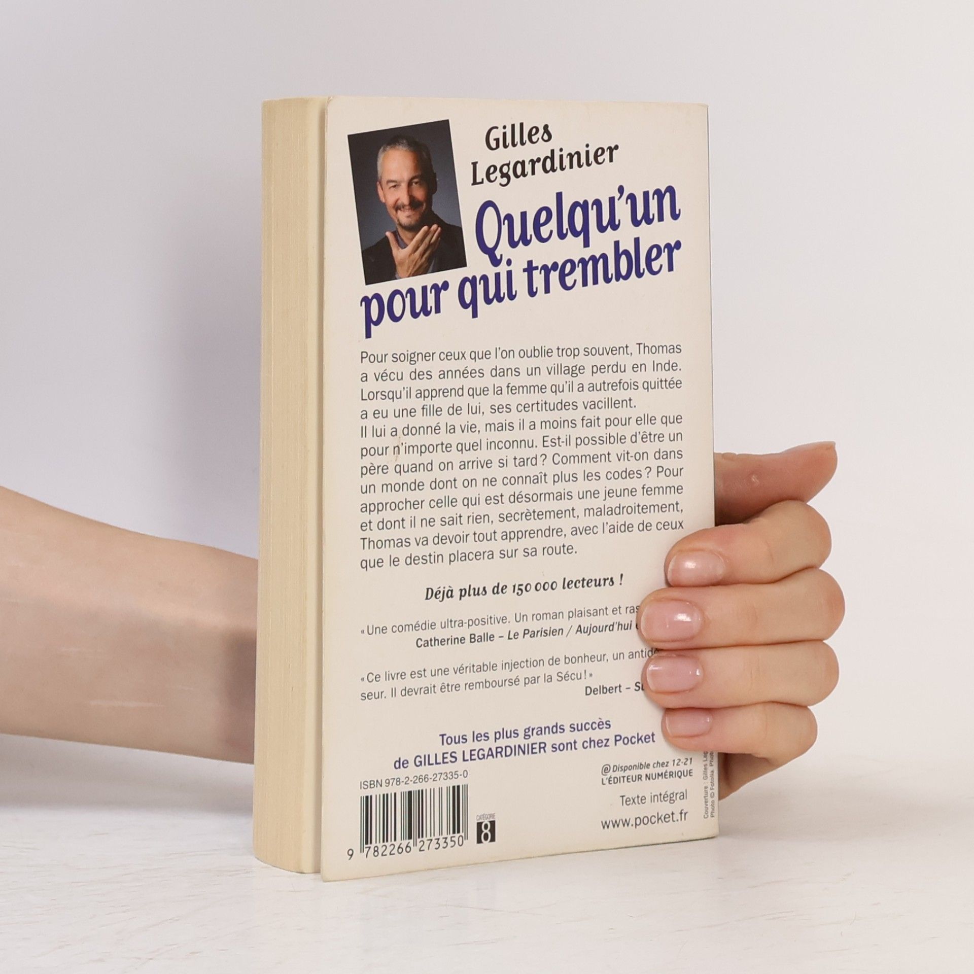 Gilles Legardinier Quelqu'un pour qui trembler