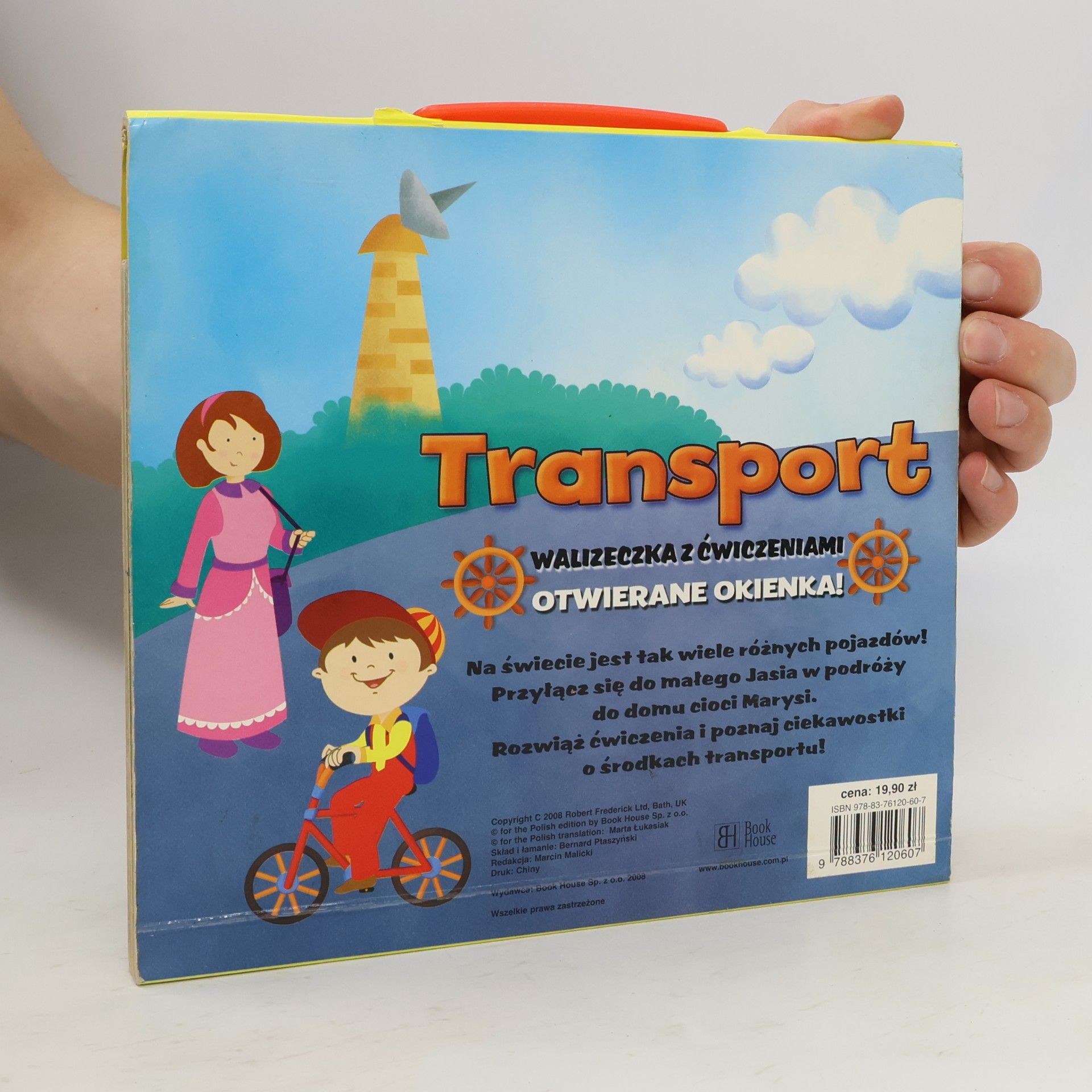 Transport walizeczka z cwiczeniami