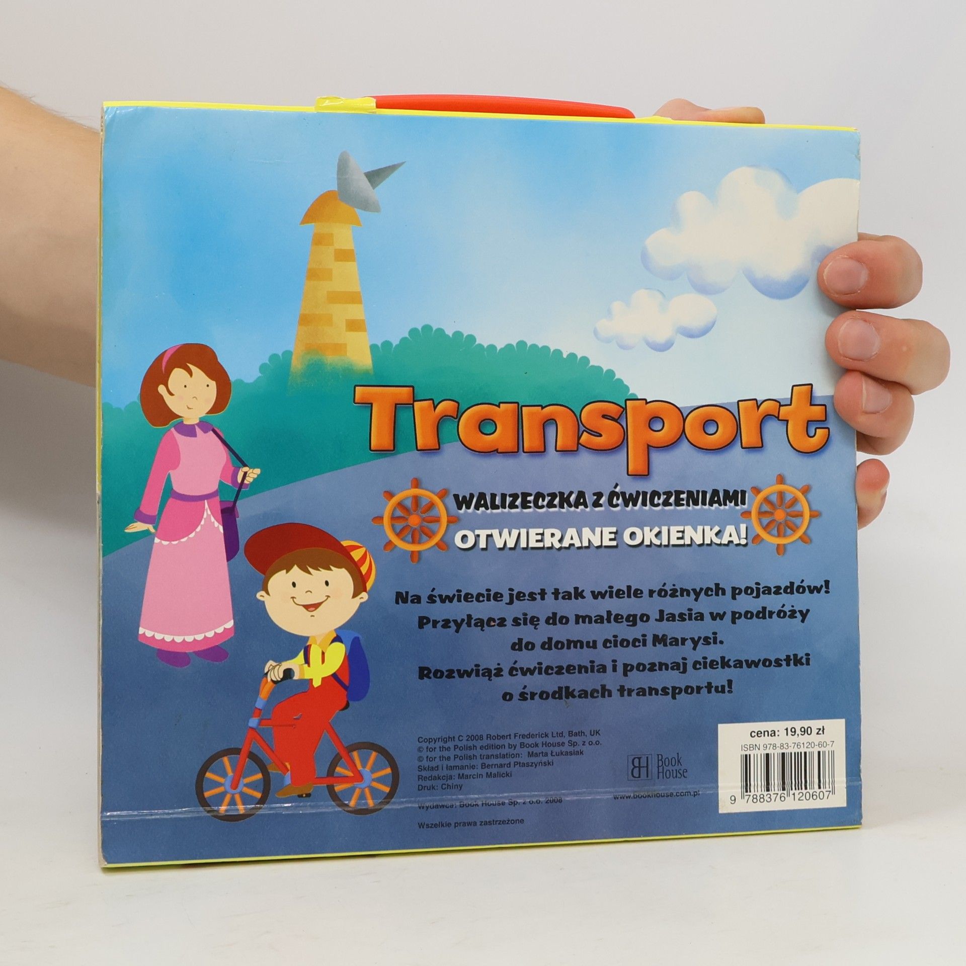 Transport walizeczka z cwiczeniami
