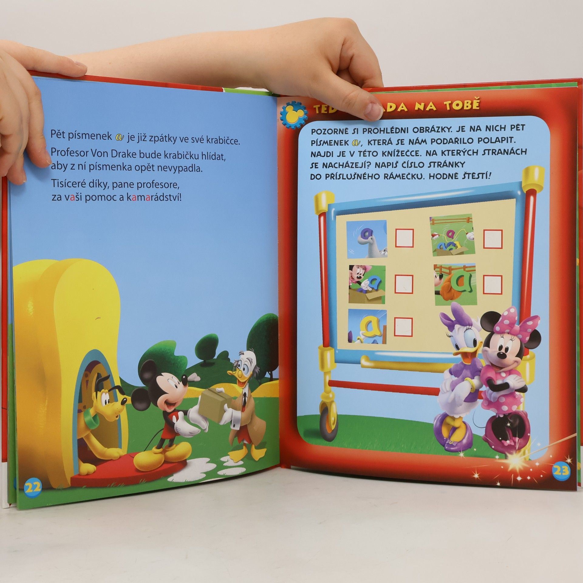 Jana Nováková Mickeyho klubík 5. Hraj si a uč se s Mickey Mousem. Písmeno A!