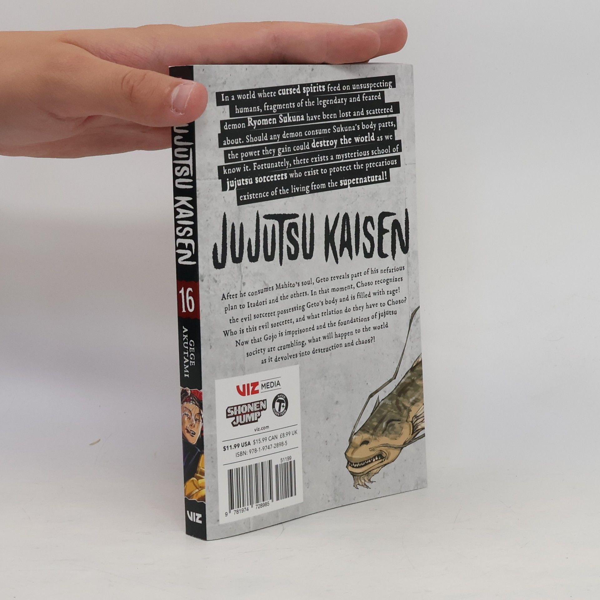Gege Akutami Jujutsu Kaisen Volume 16