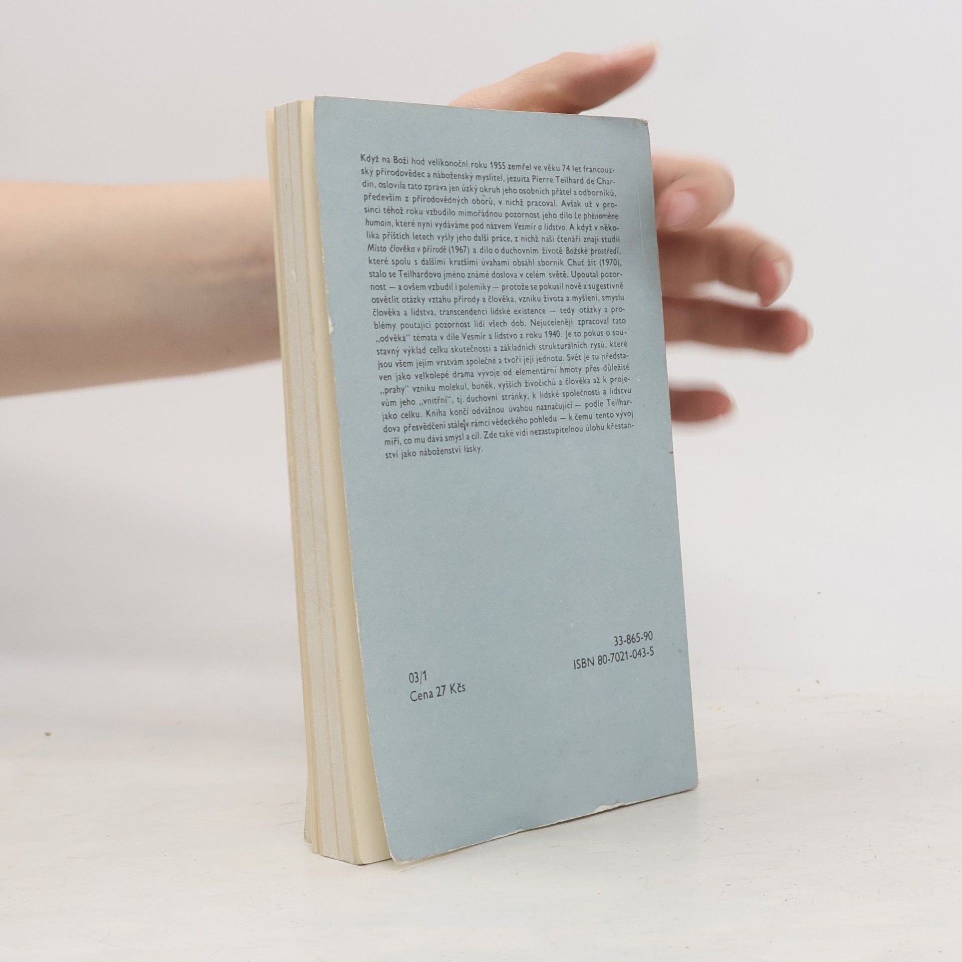 Pierre Teilhard de Chardin Vesmír a lidstvo