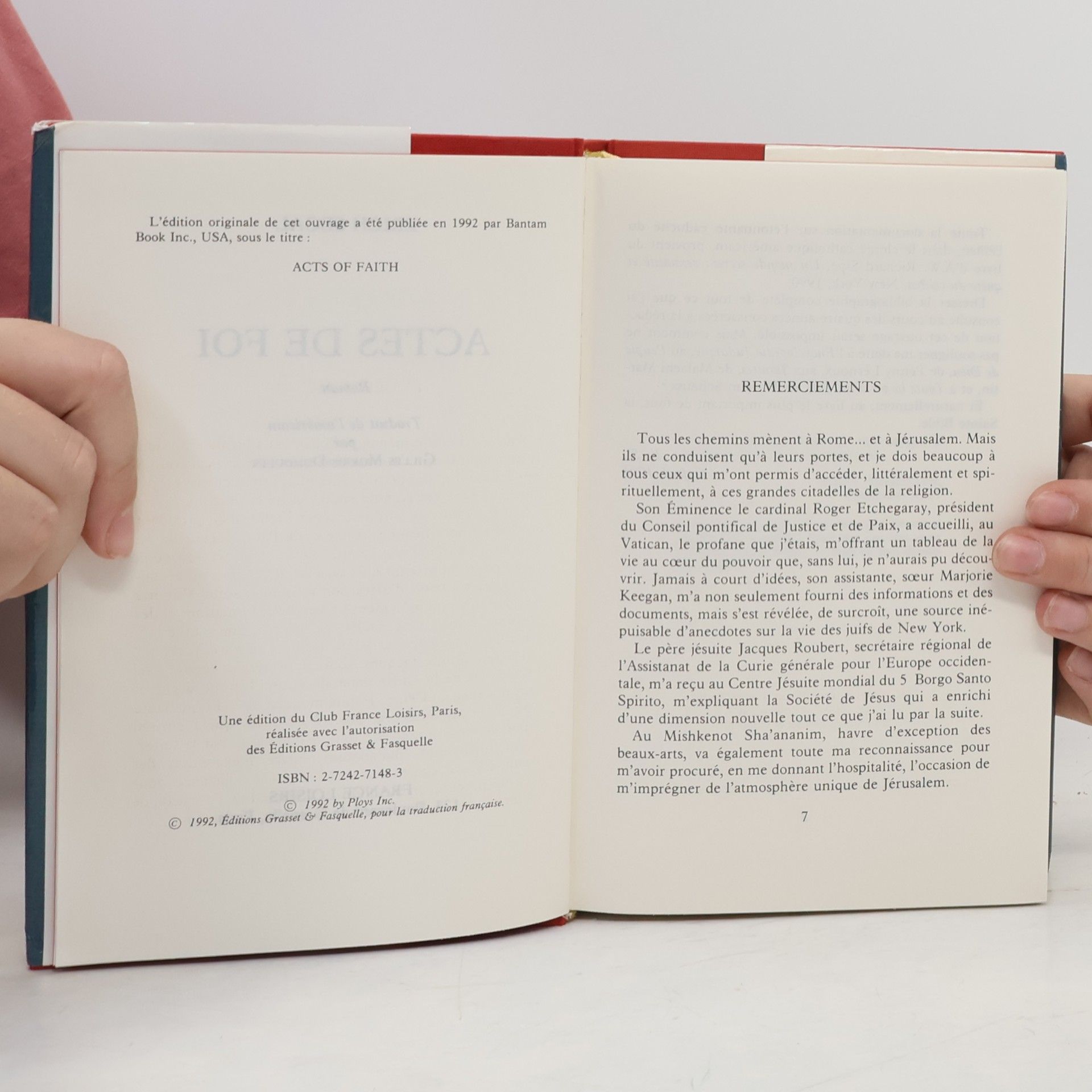 Erich Segal Actes de foi