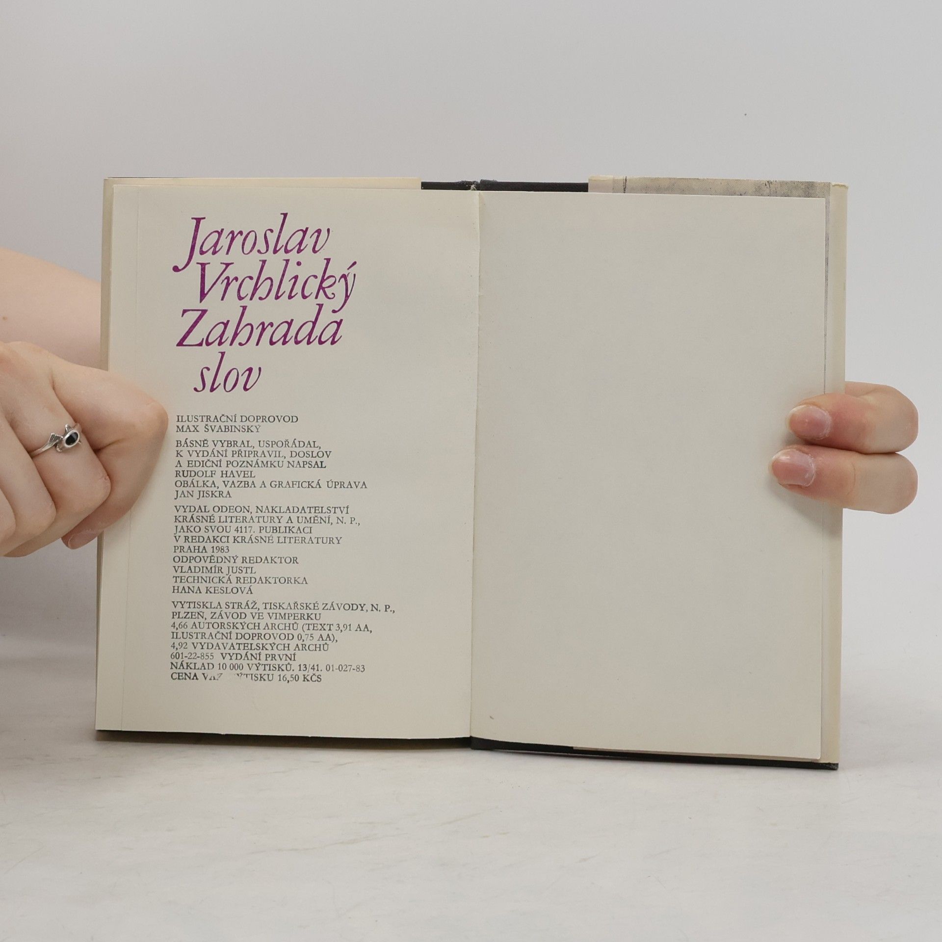Jaroslav Vrchlický Zahrada slov