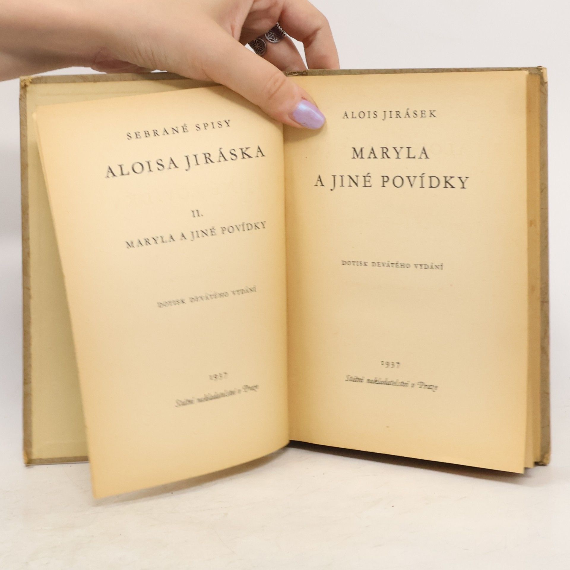 Alois Jirásek Maryla a jiné povídky