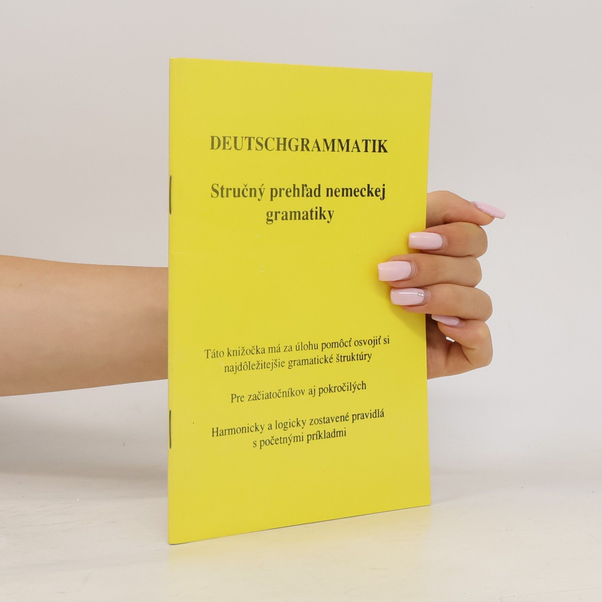 Ľuboš Štvrtecký Stručný prehľad nemeckej gramatiky
