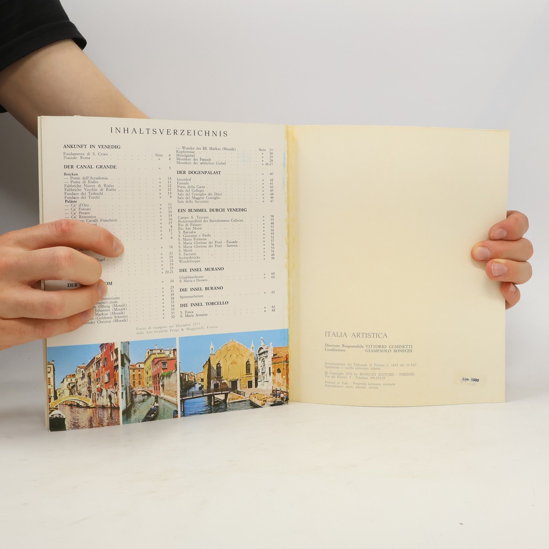Vittorio Cuminetti Venedig im Mittelpunkt der Welt