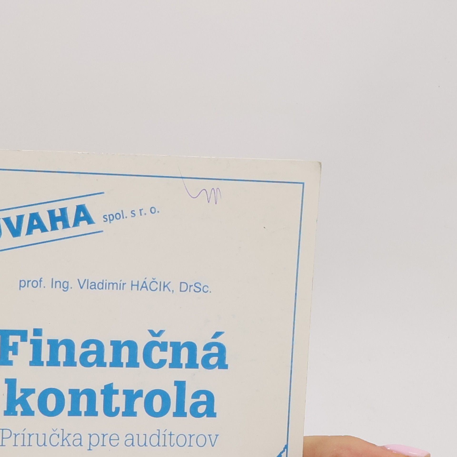 Vladimír Háčik Finančná kontrola