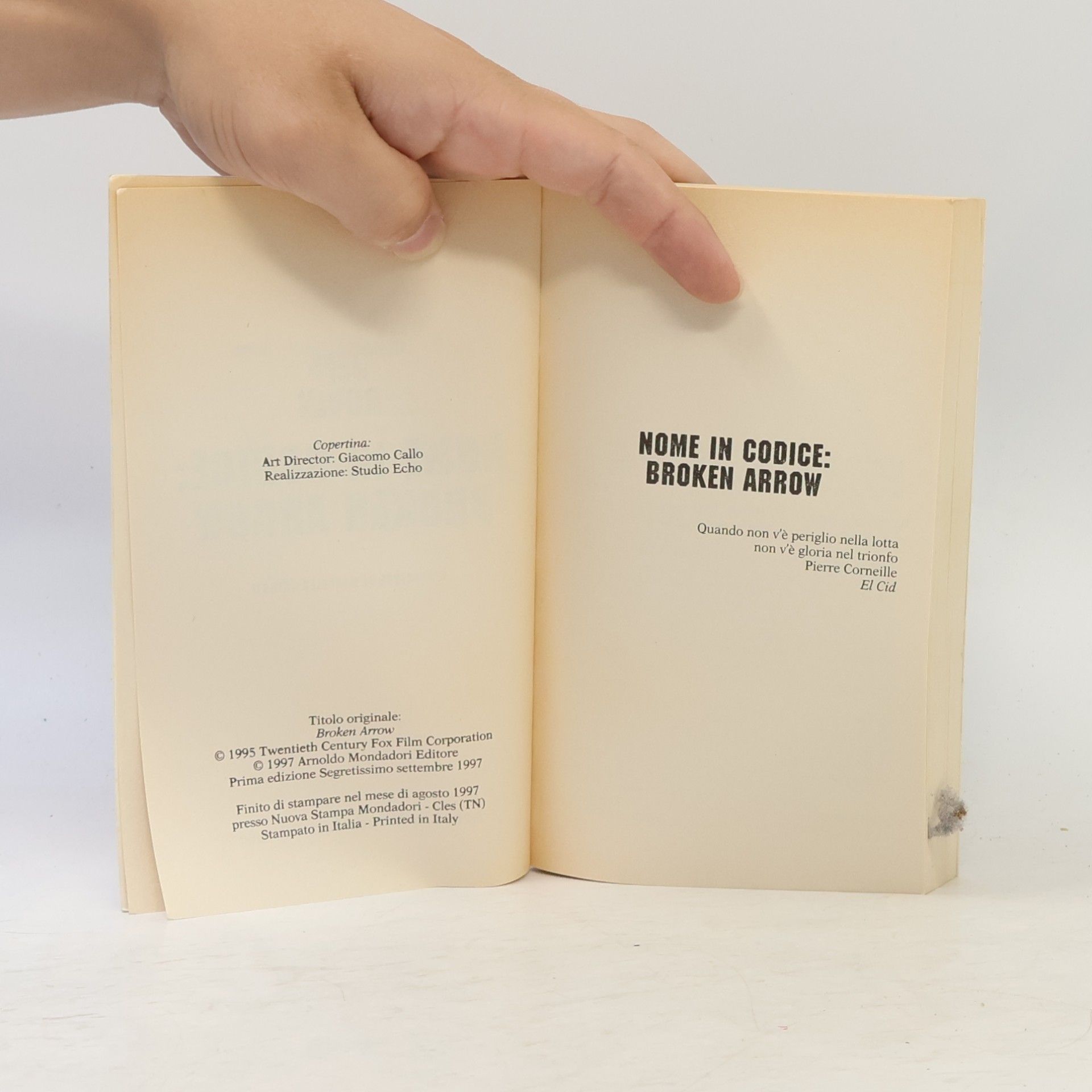 Jeff Rovin Nome in Codice. Broken Arrow