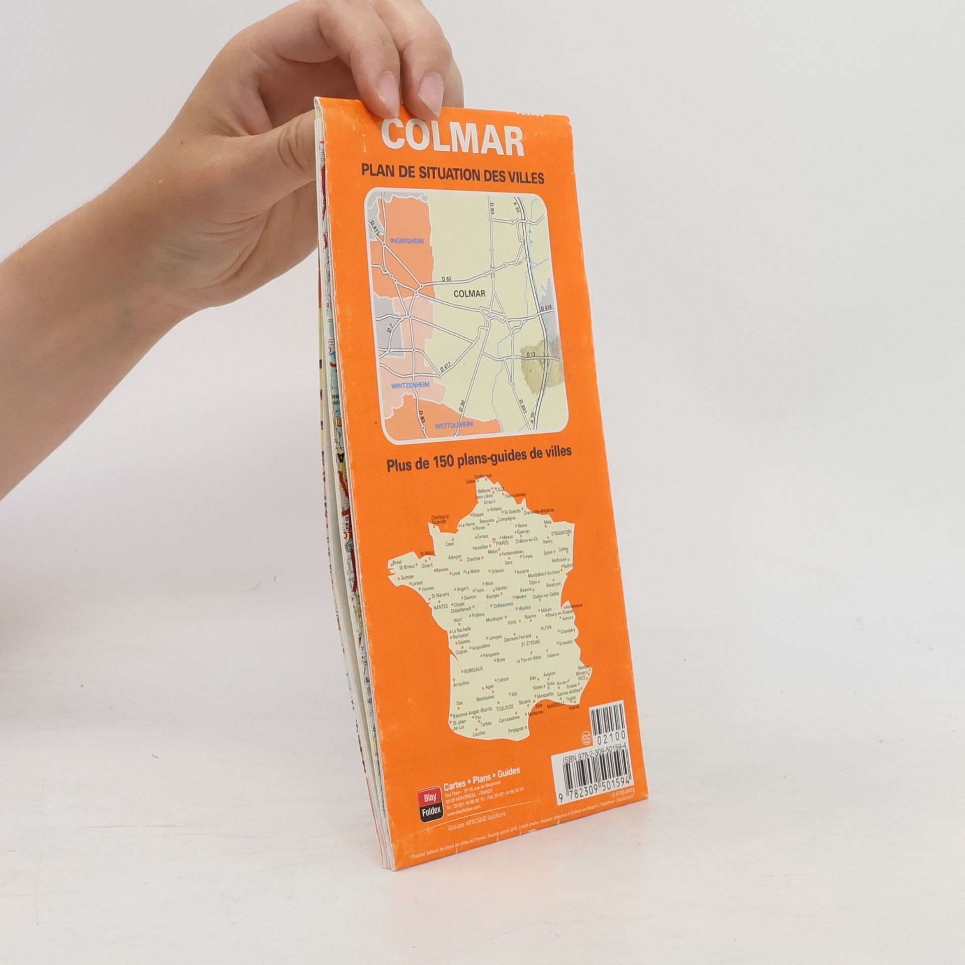 Blay-Foldex Plan de Colmar et de son agglomération