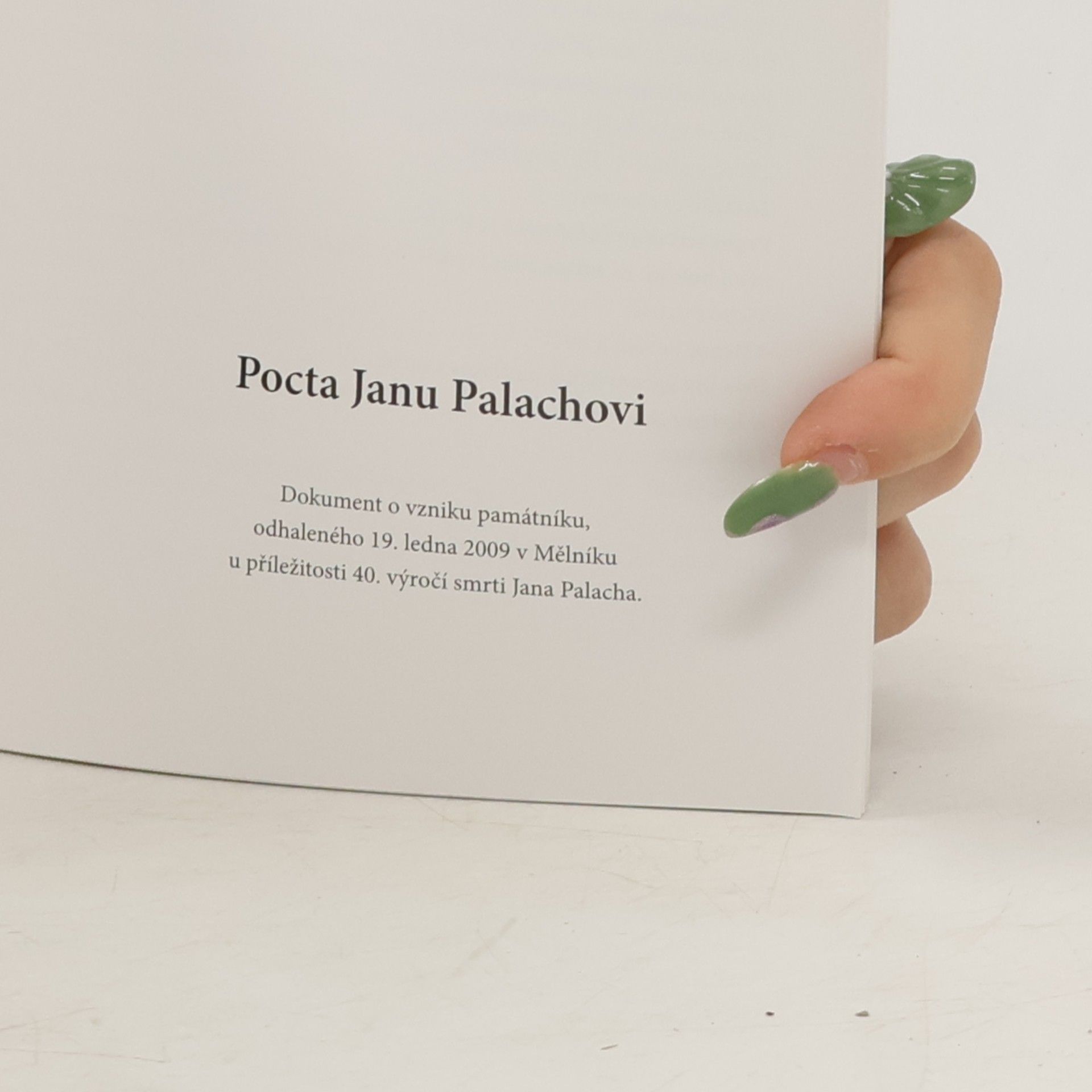 František Černický Pocta Janu Palachovi