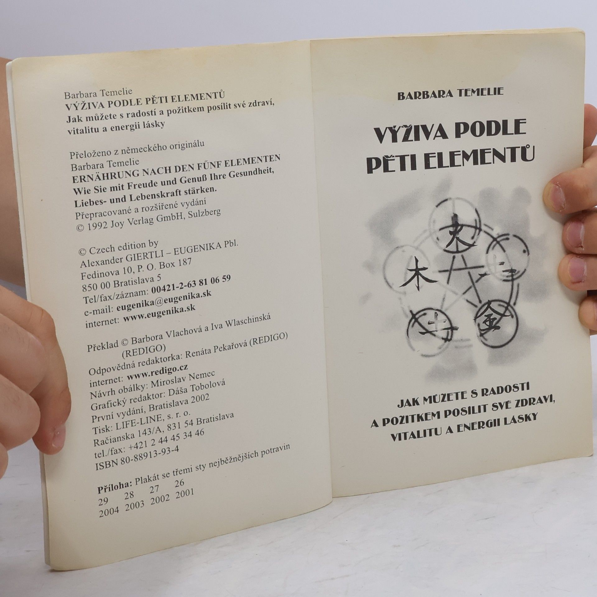 Barbara Temelie Výživa podle pěti elementů