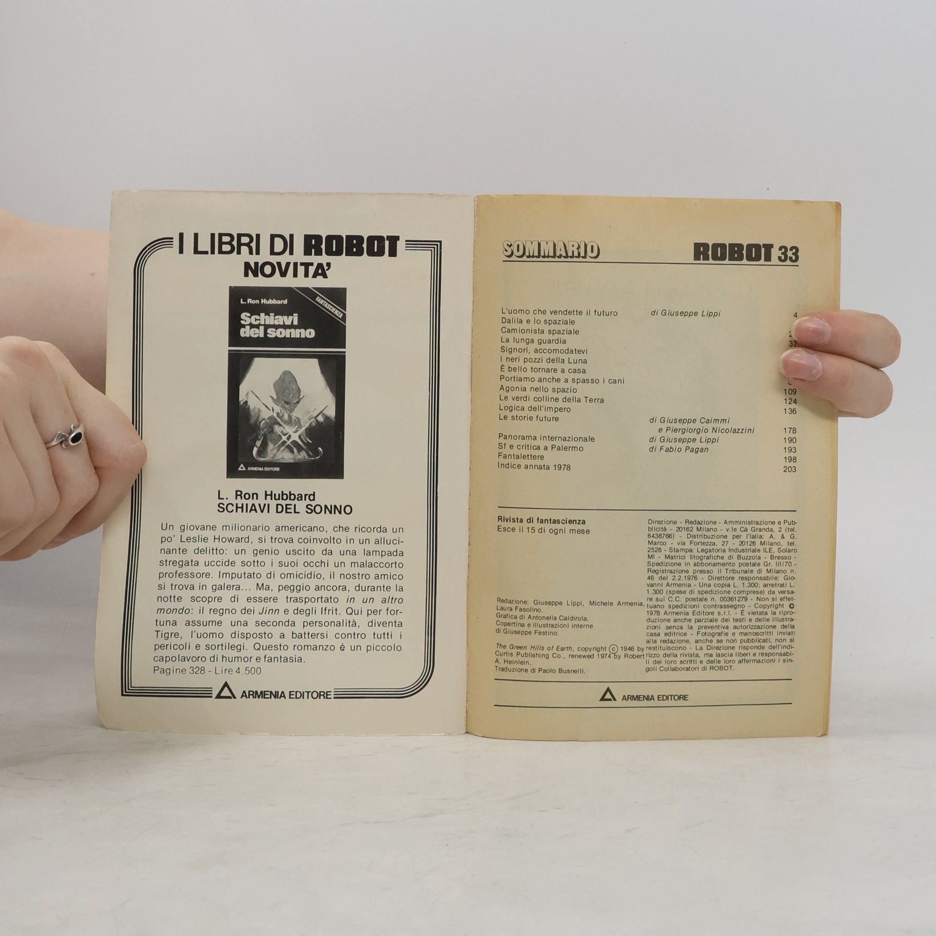 Robert A. Heinlein Robot. La verdi colline della terra