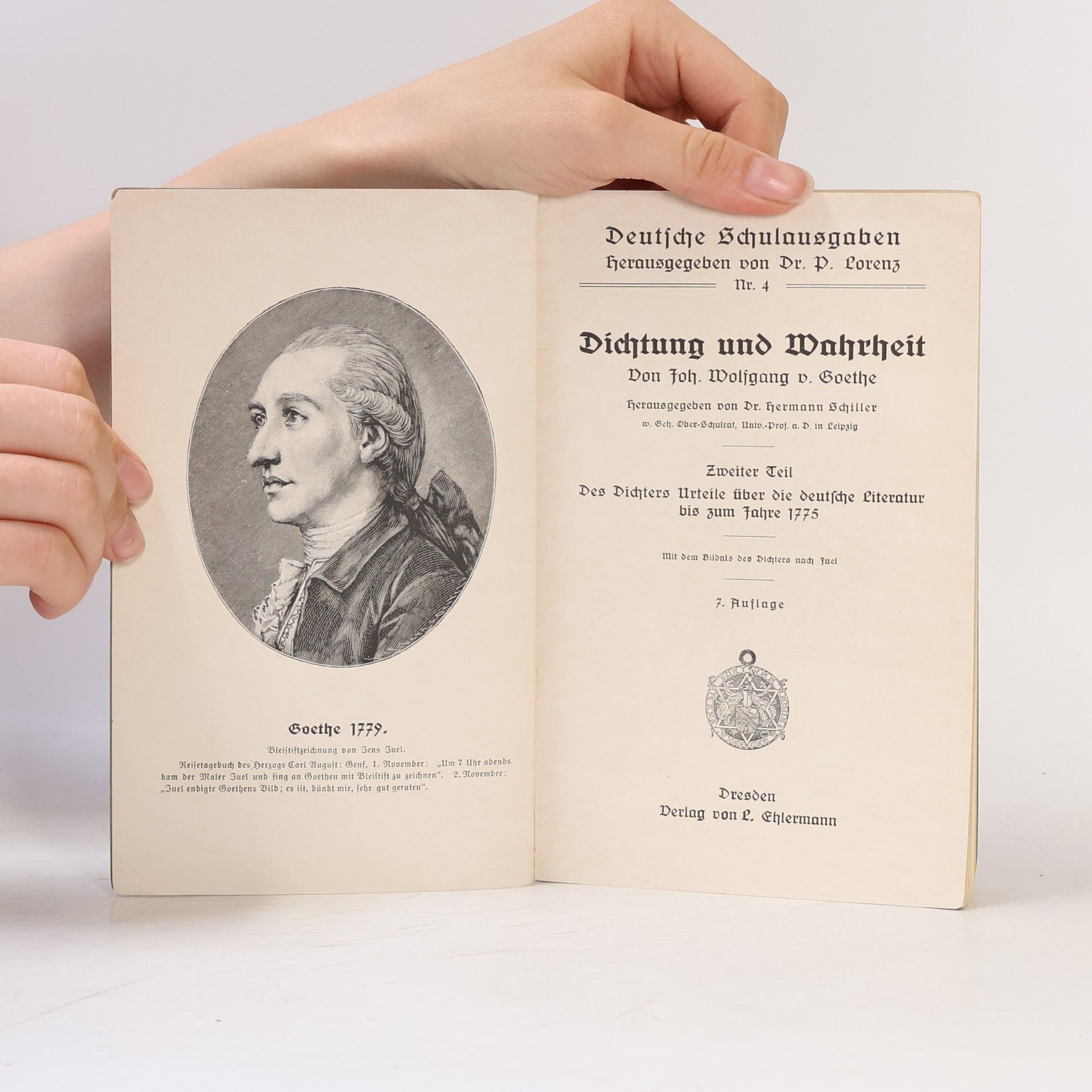 Johann Wolfgang von Goethe Dichtung und Wahrheit