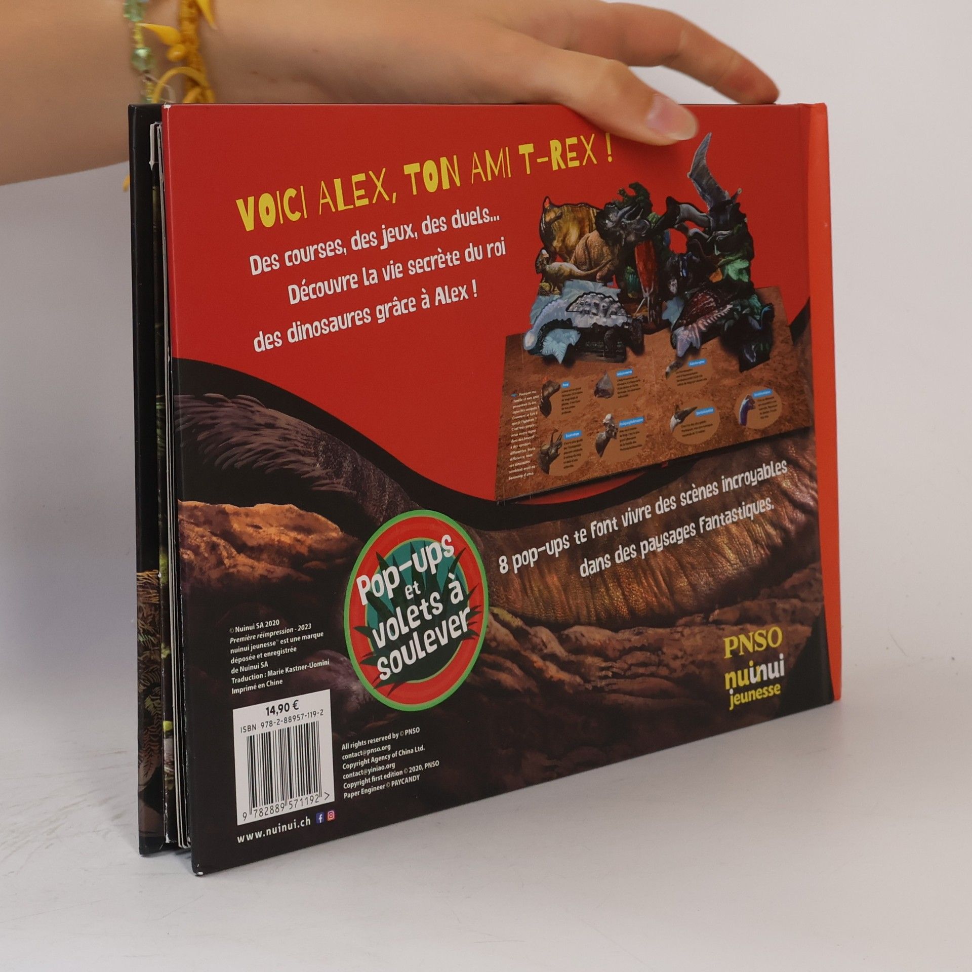 Je suis un T-rex ! - L'enfance d'un petit dinosaure : Pop-ups et volets à soulever